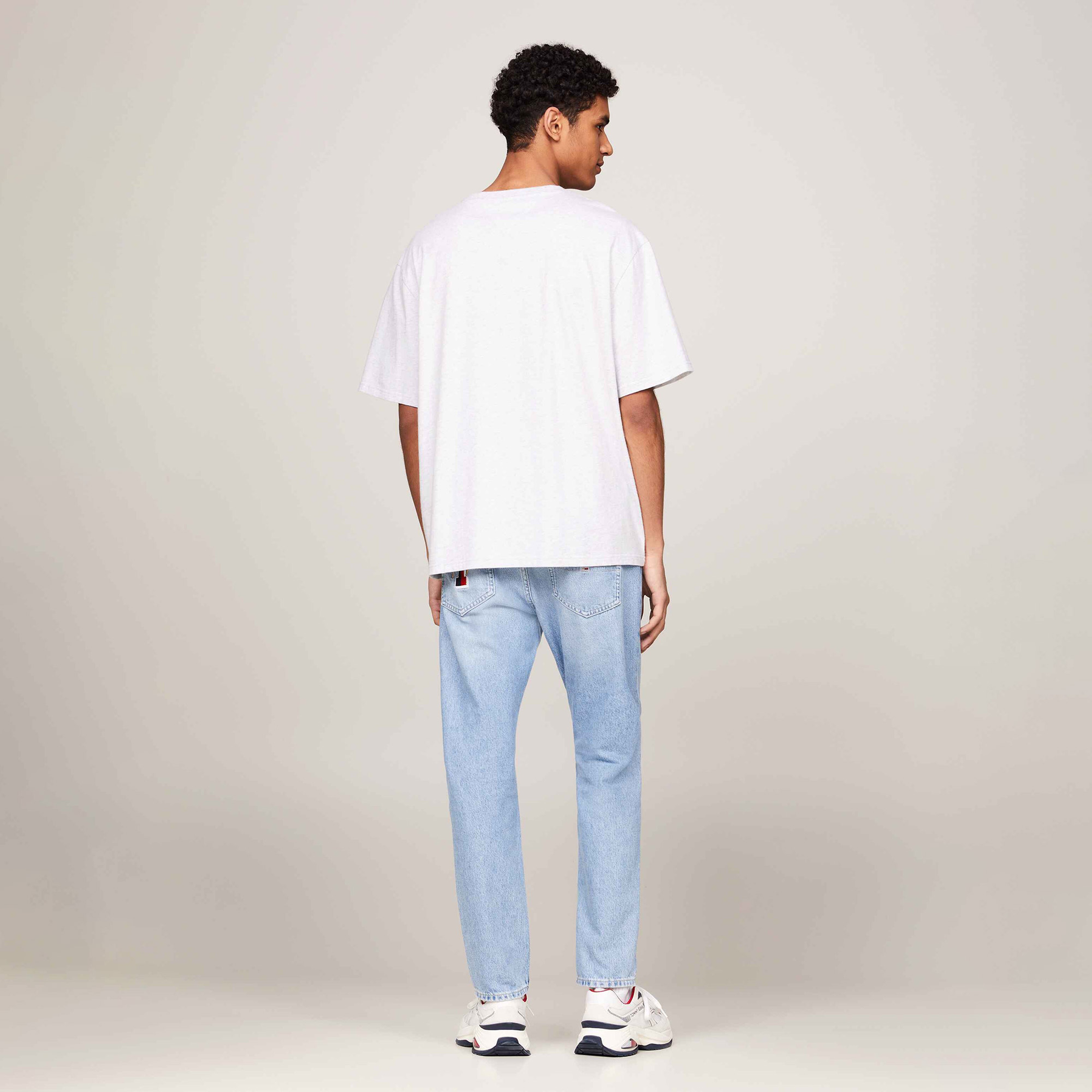 Tommy Jeans Ovz Vintage Erkek Gri T-Shirt