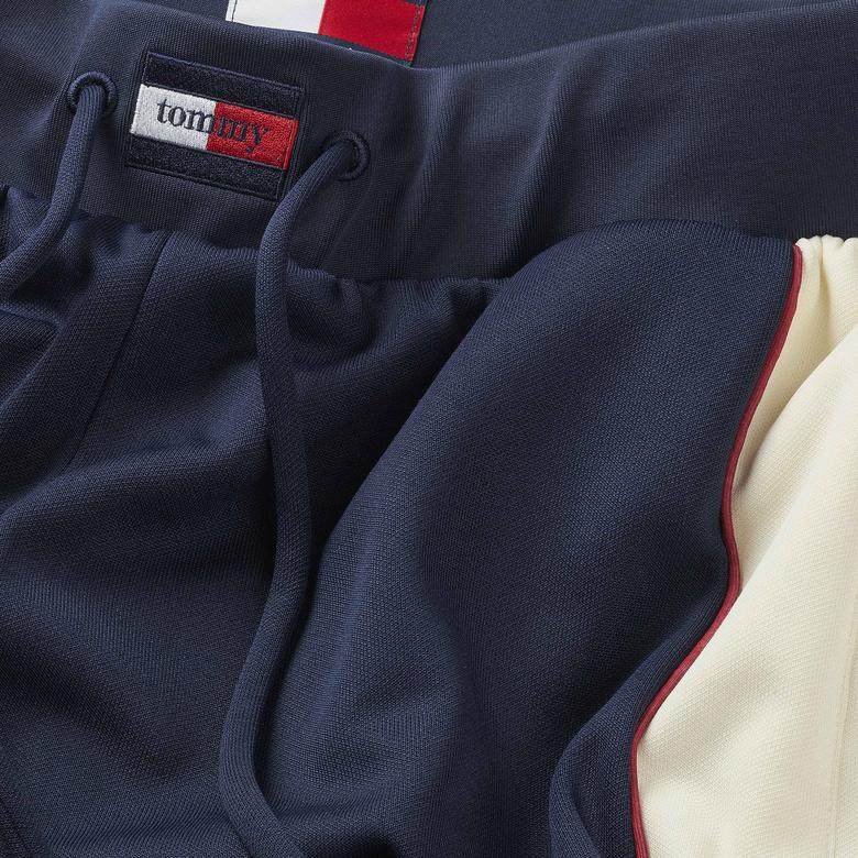 Tommy Jeans Colourblock Erkek Mavi Eşofman Altı