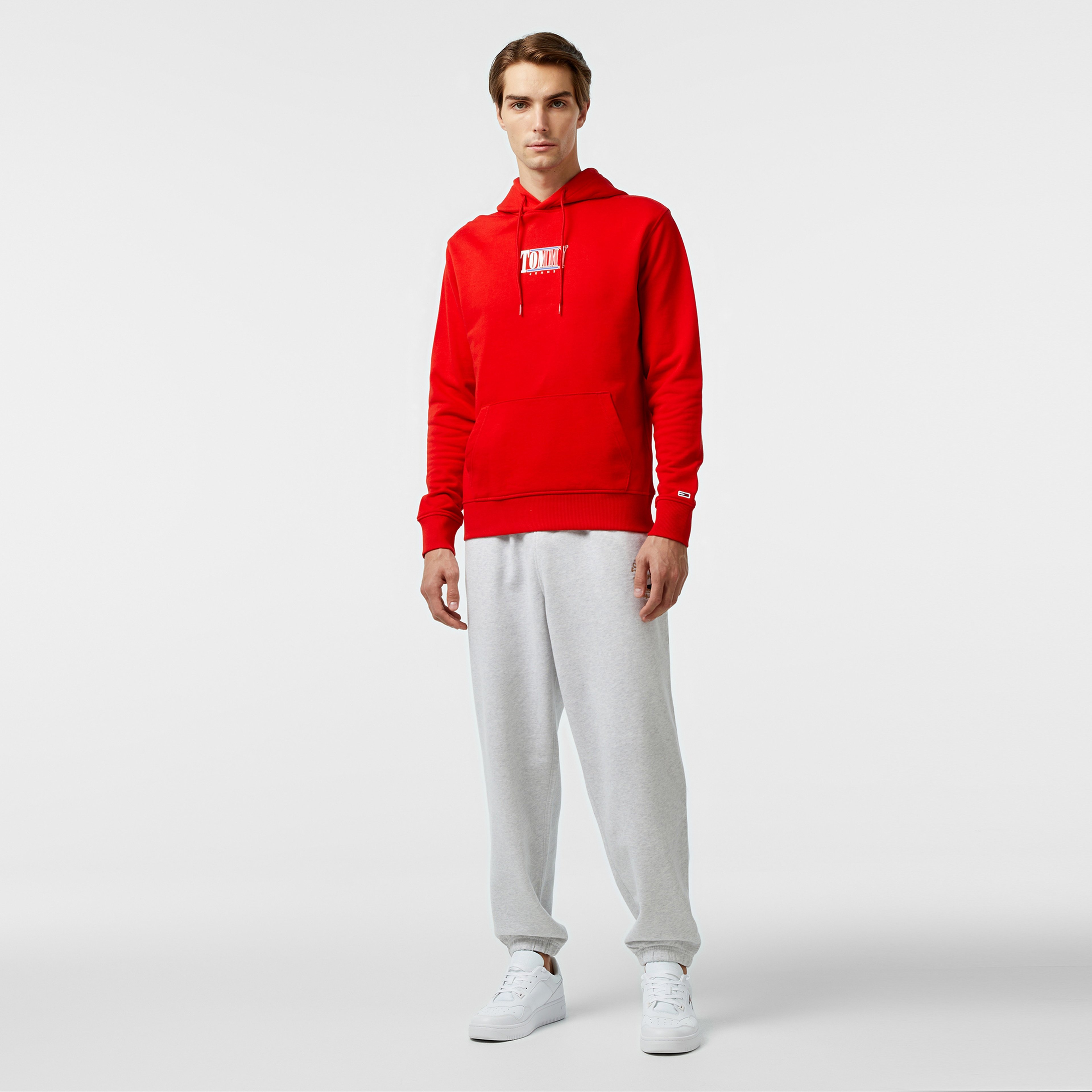 Tommy Jeans Rlx Prep Explorer Erkek Gri Eşofman Altı