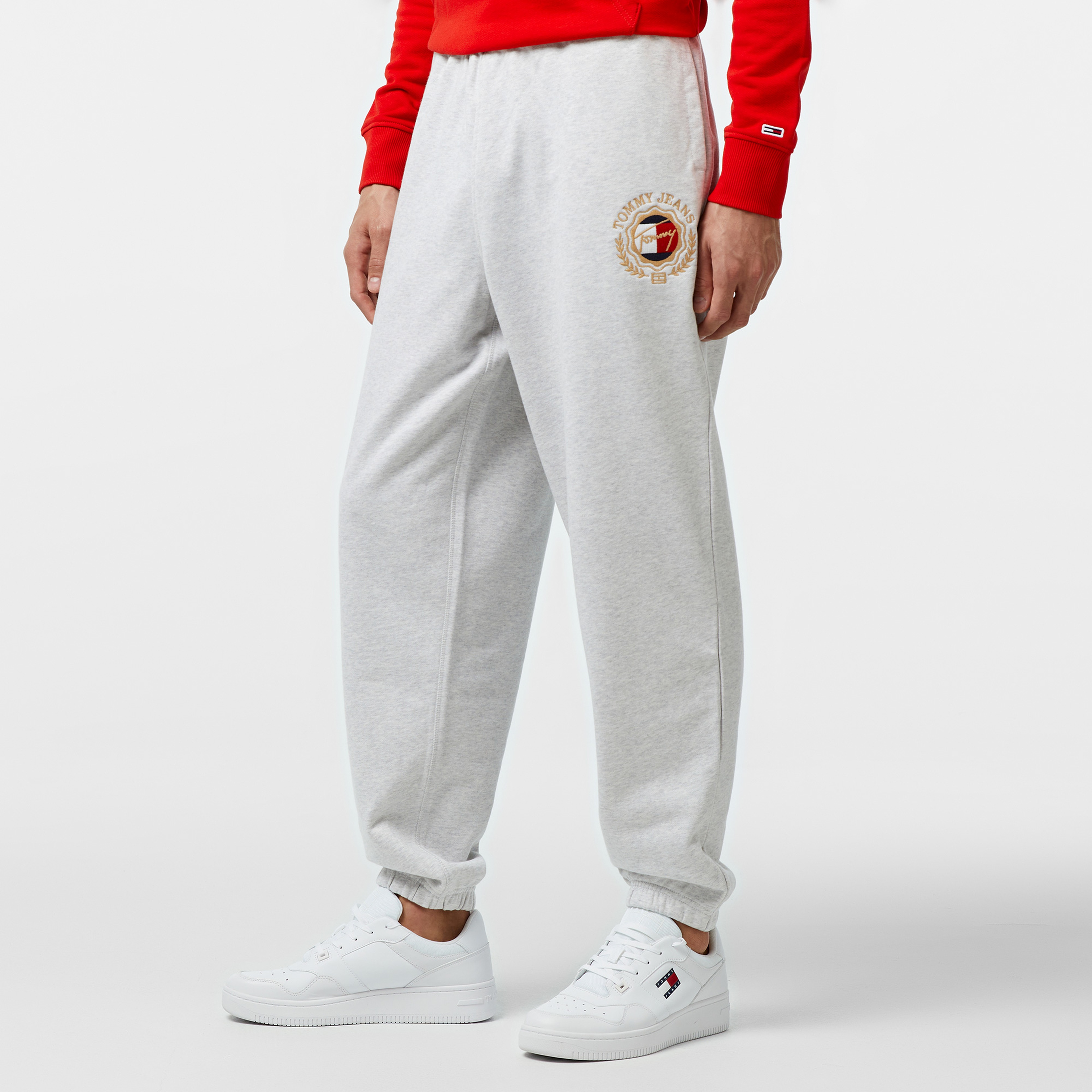 Tommy Jeans Rlx Prep Explorer Erkek Gri Eşofman Altı