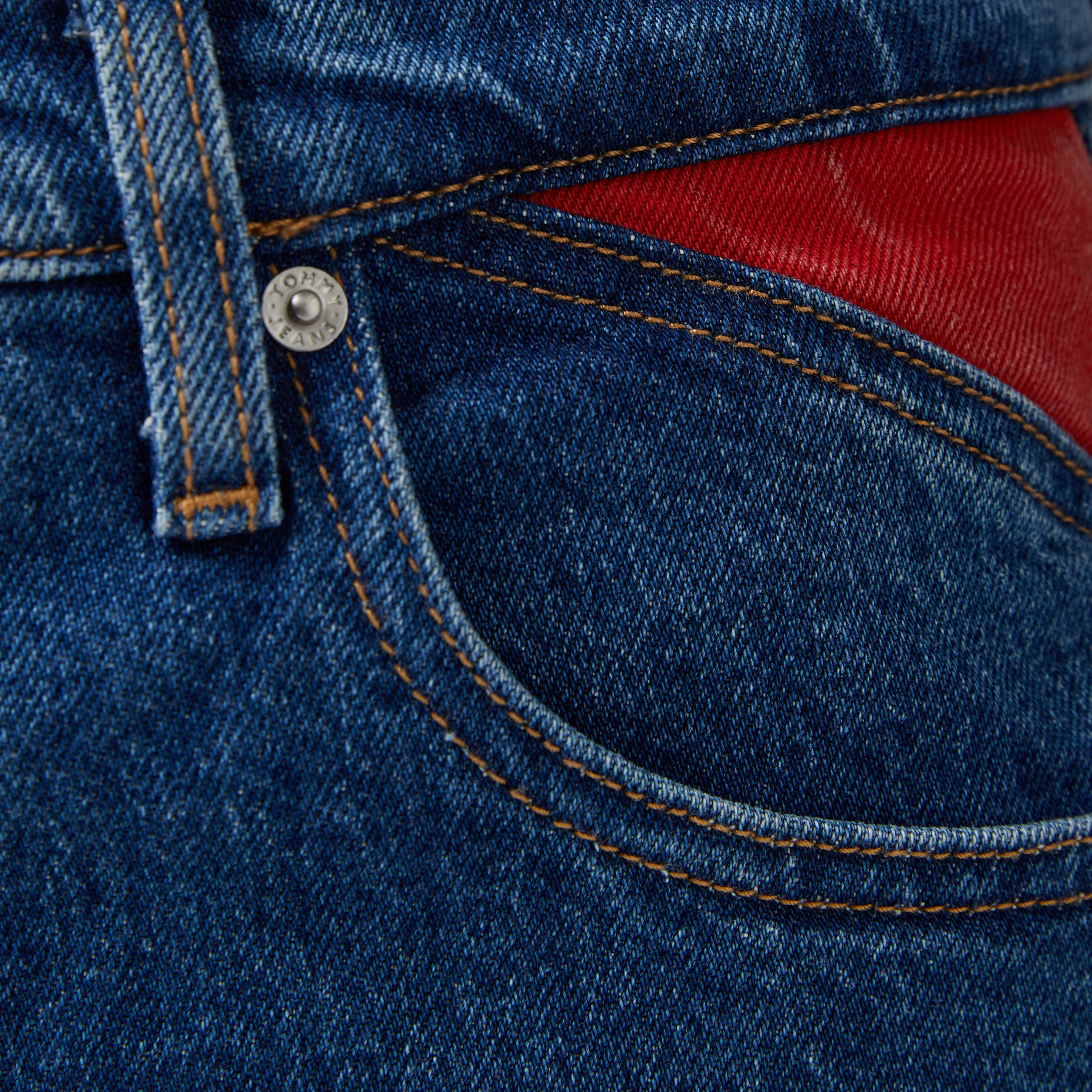 Tommy Jeans Mom Jean Uh Tpr Flag Kadın Lacivert Pantolon