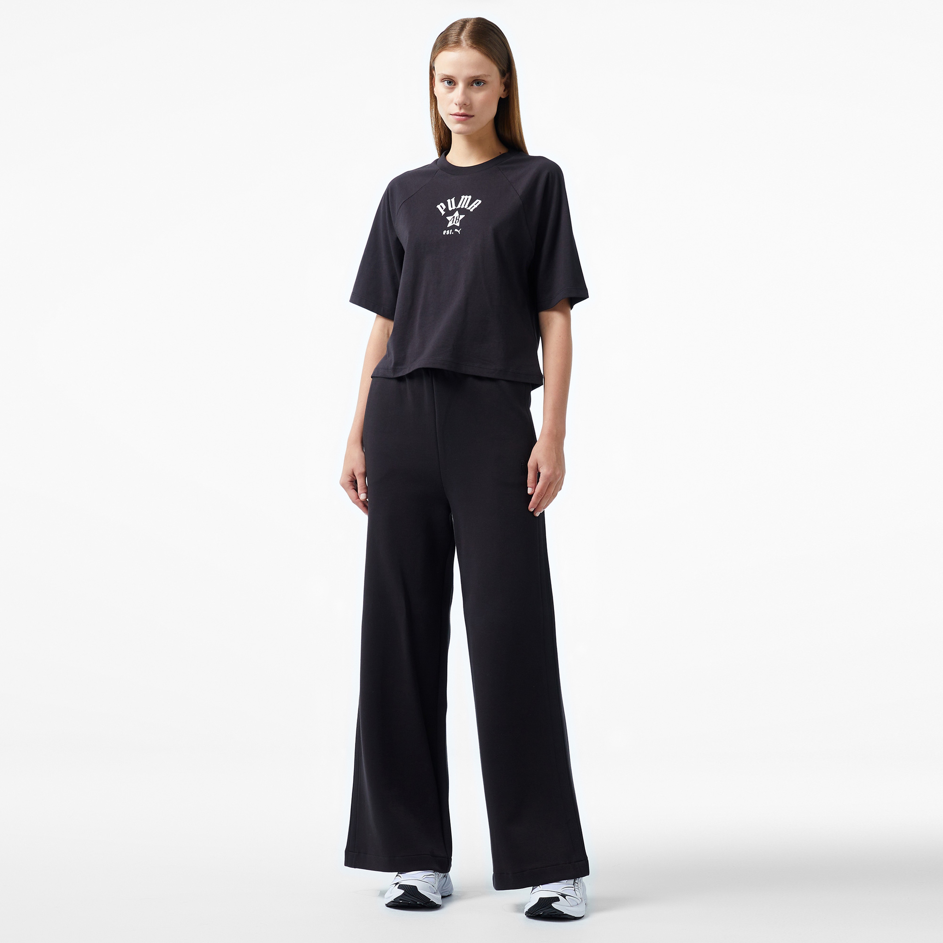 Puma Classıcs Relaxed Kadın Siyah T-Shirt