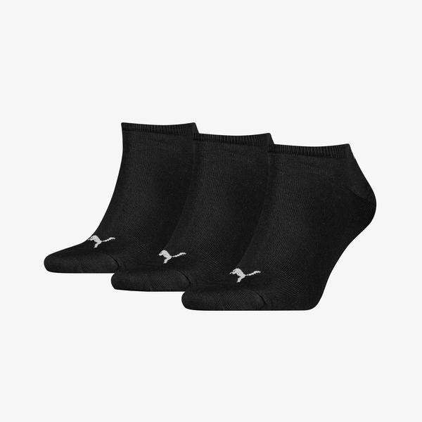 Puma Unısex Spor Ayakkabı Plaın 3'Lü Unisex Siyah Çorap