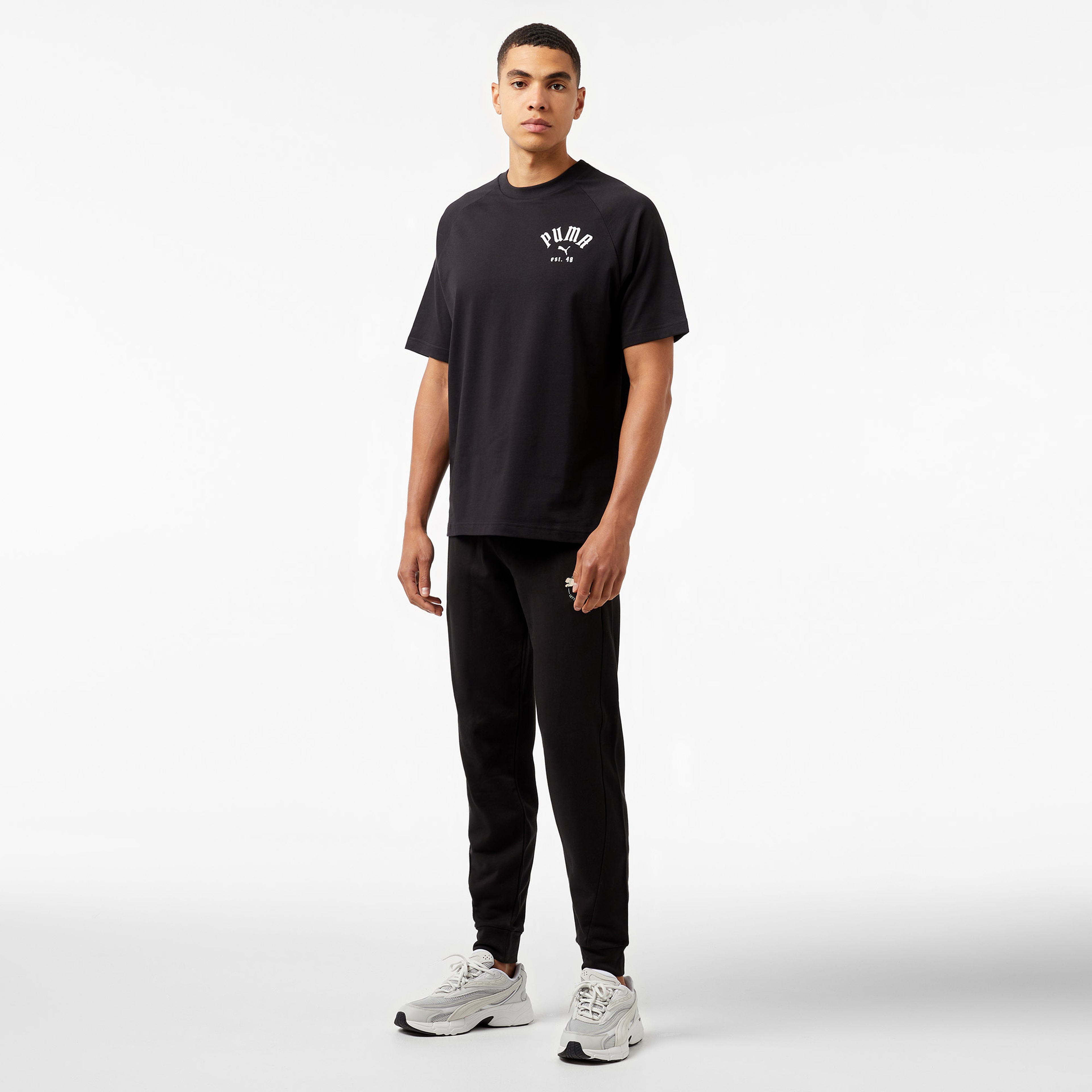 Puma Classıcs Relaxed Graphic Unisex Siyah T-Shirt