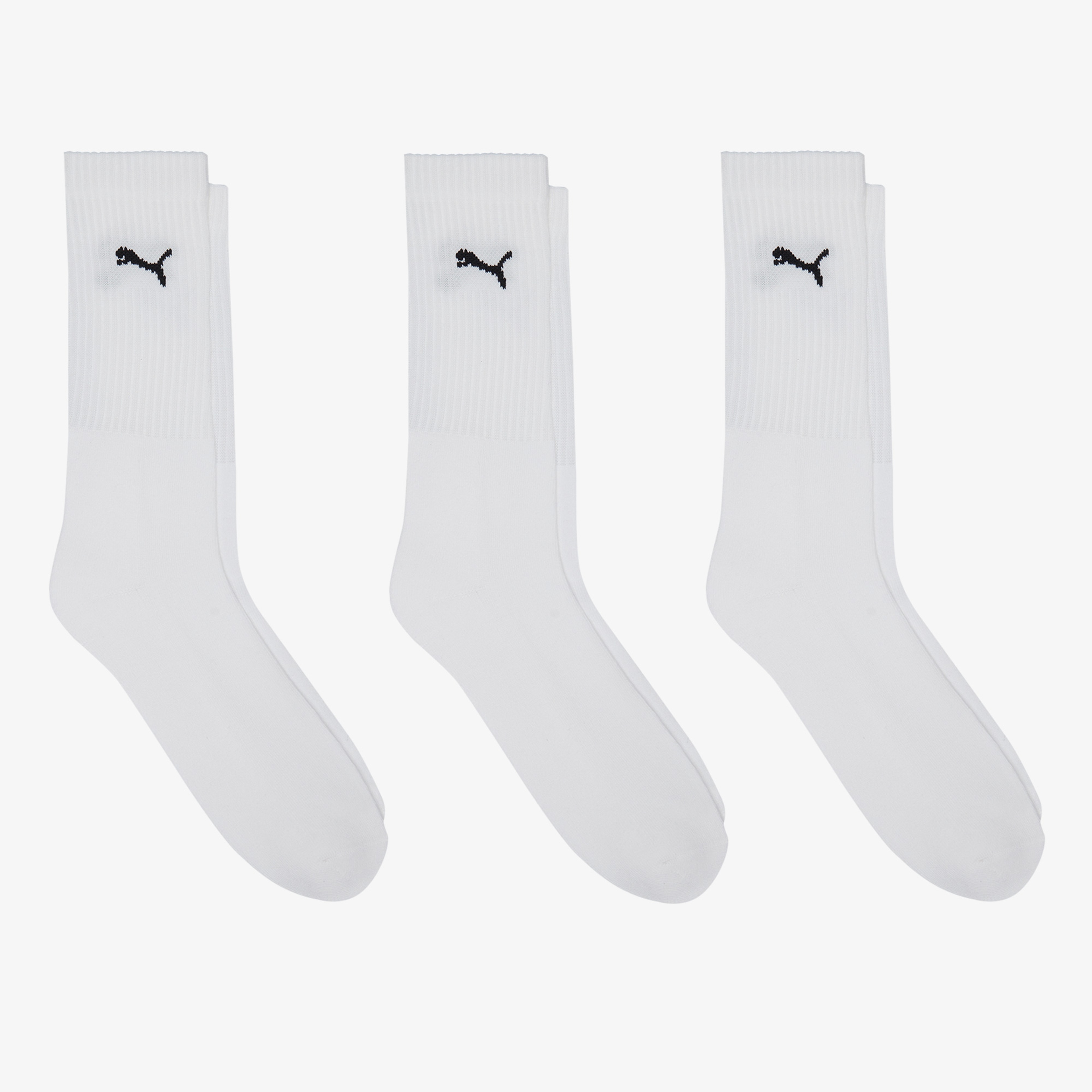 Puma Crew Sock 3'Lü Erkek Beyaz Çorap