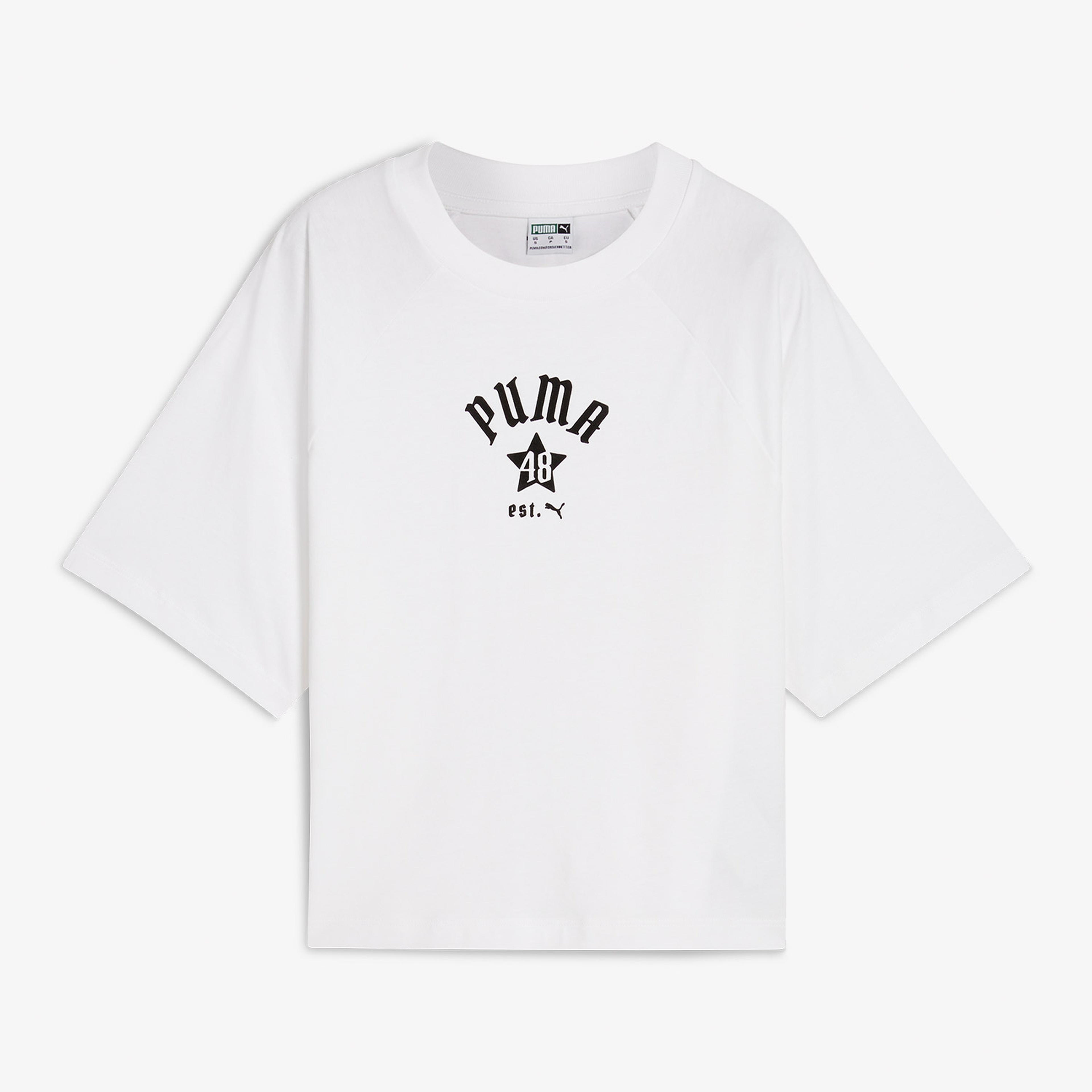 Puma Classıcs Relaxed Kadın Beyaz T-Shirt