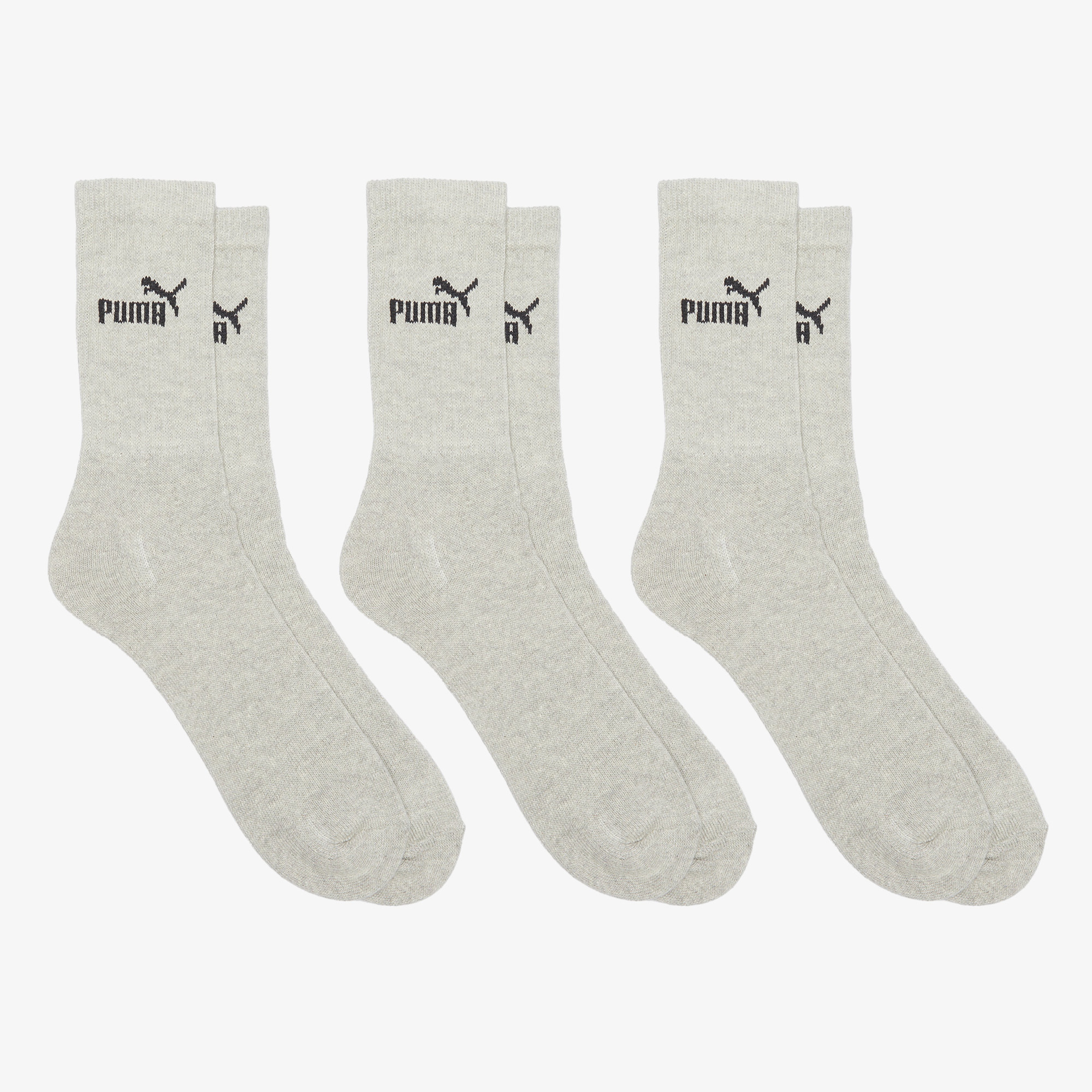 Puma Elements Crew Sock 3'Lü Unisex Gri Çorap