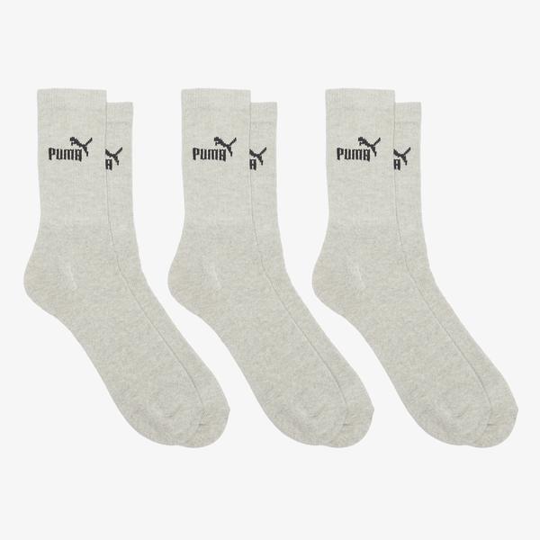 Puma Elements Crew Sock 3'Lü Unisex Gri Çorap