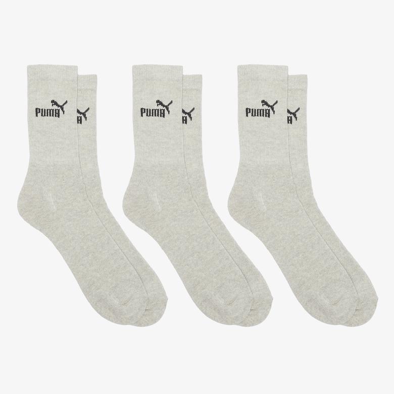 Puma Elements Crew Sock 3'Lü Unisex Gri Çorap