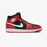 Jordan Air Jordan 1 Mid Erkek Siyah Sneaker