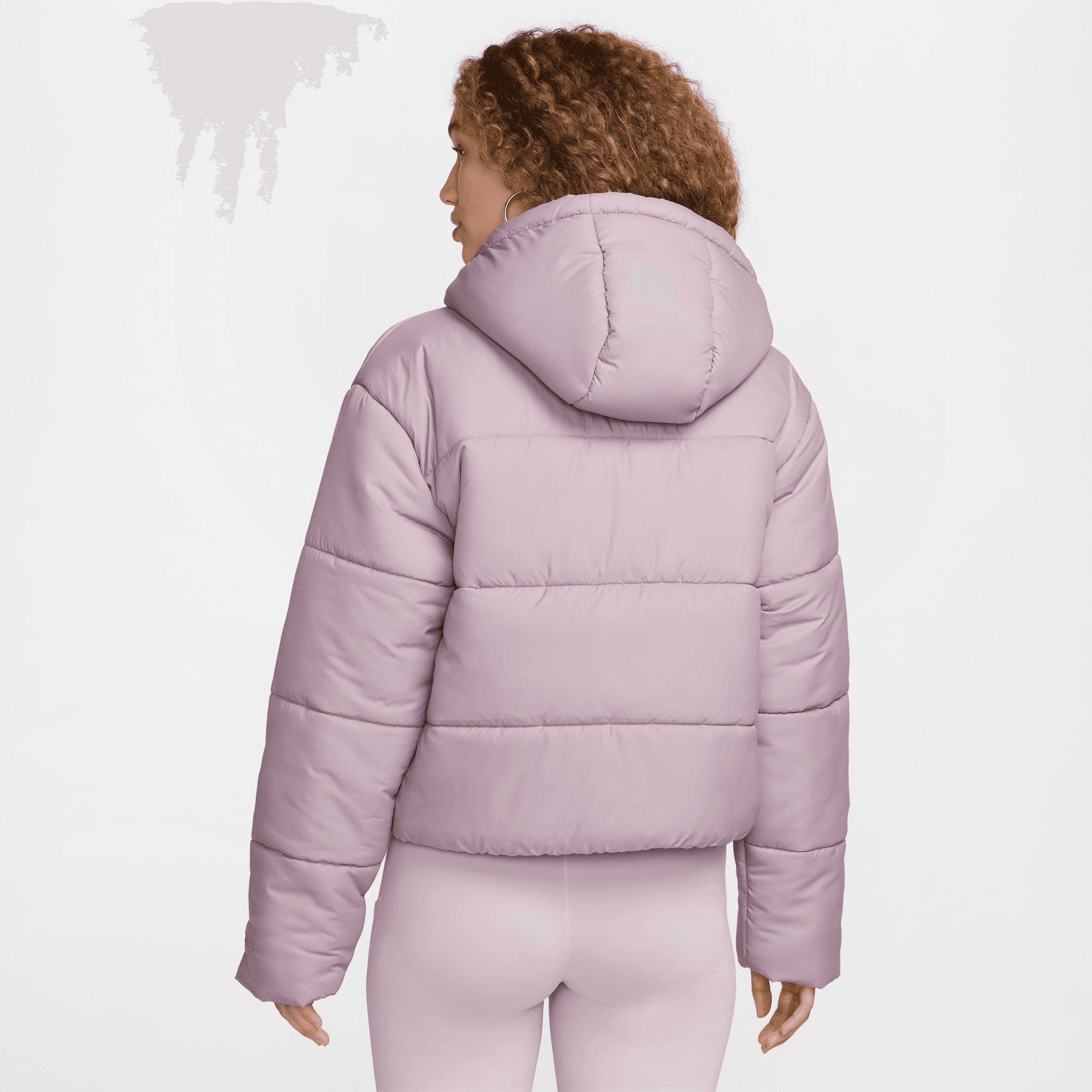 Nike Sportswear Classic Puffer Kadın Pembe Mont