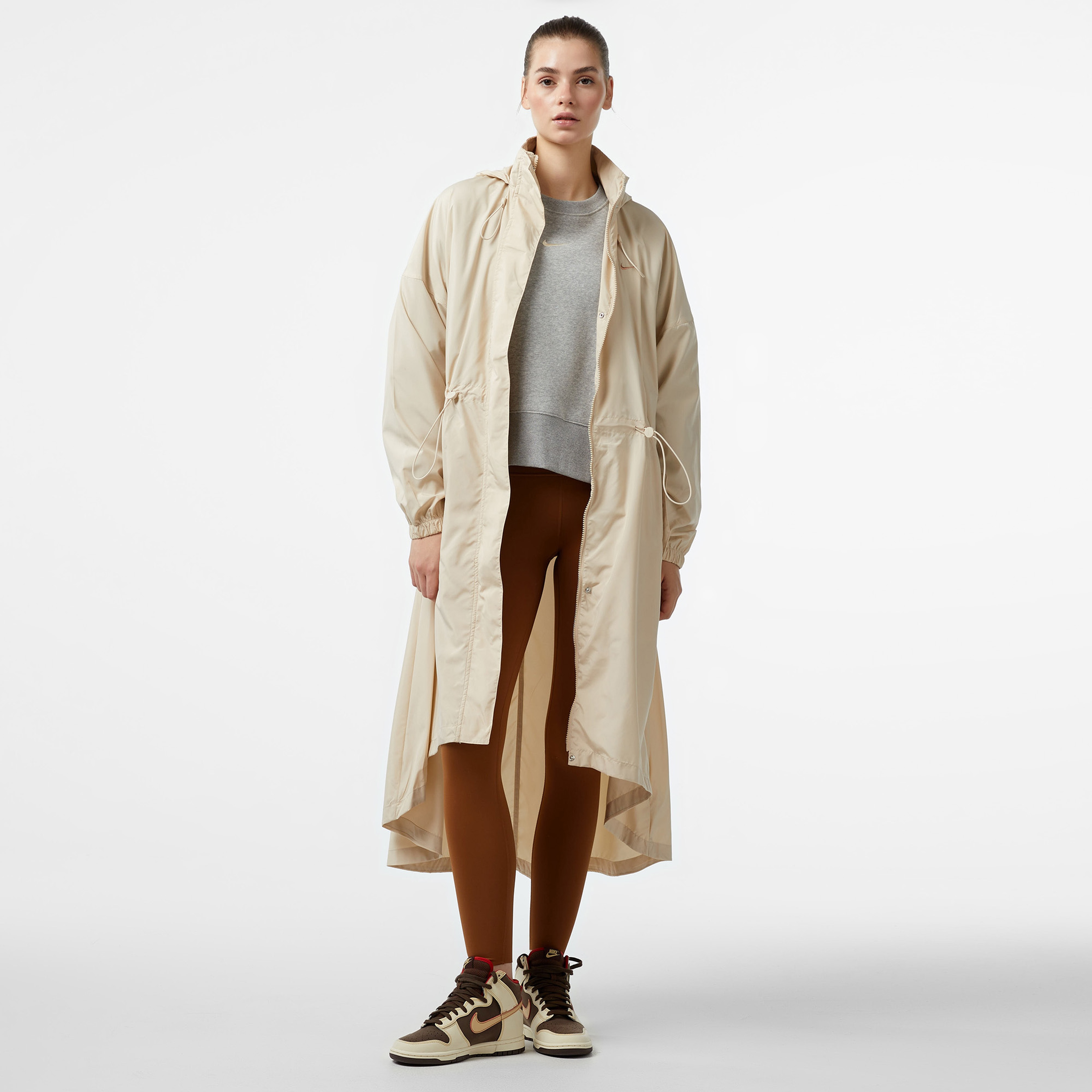 Nike Sportswear Essential Kadın Beyaz Ceket