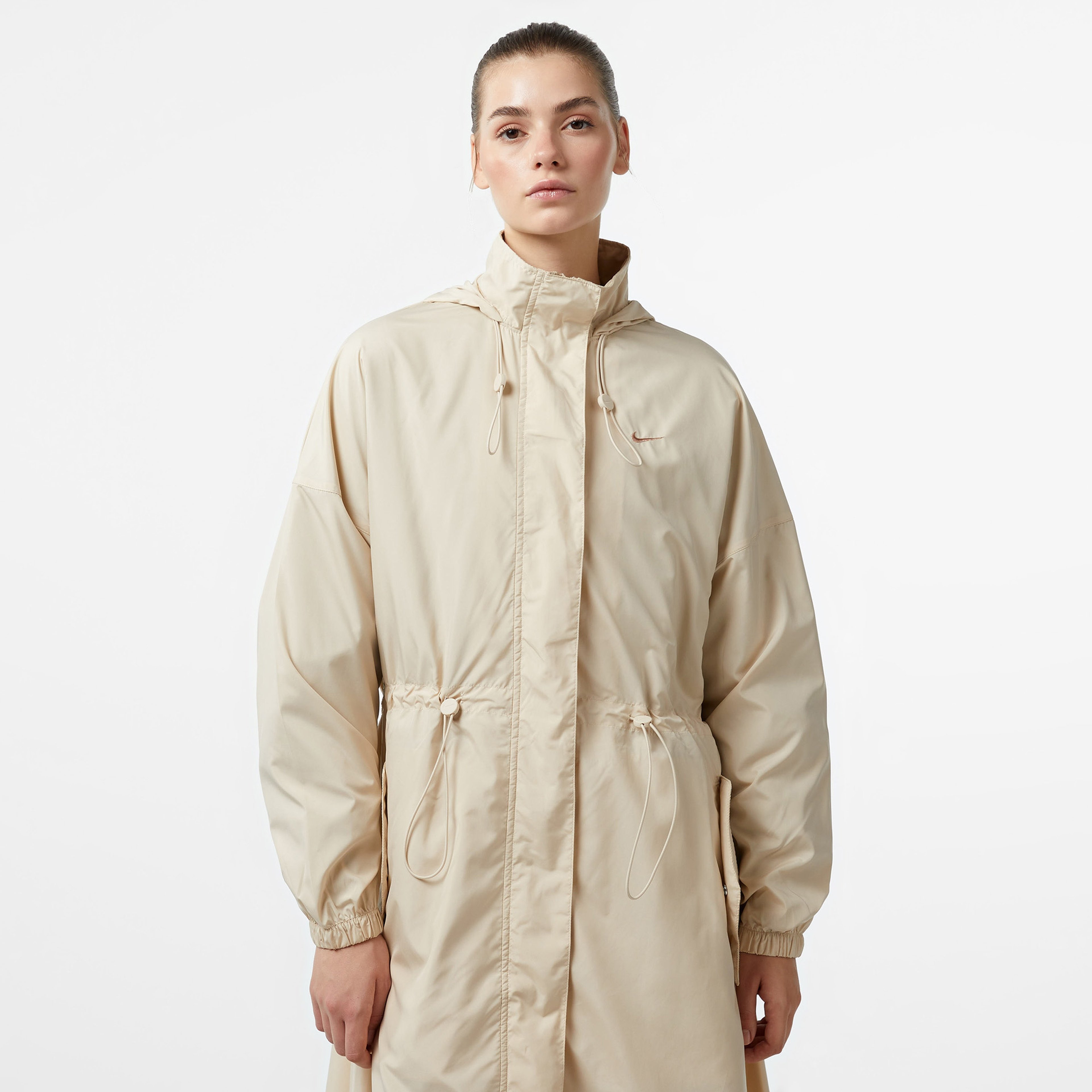 Nike Sportswear Essential Kadın Beyaz Ceket