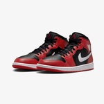 Jordan Air Jordan 1 Mid Erkek Siyah Sneaker