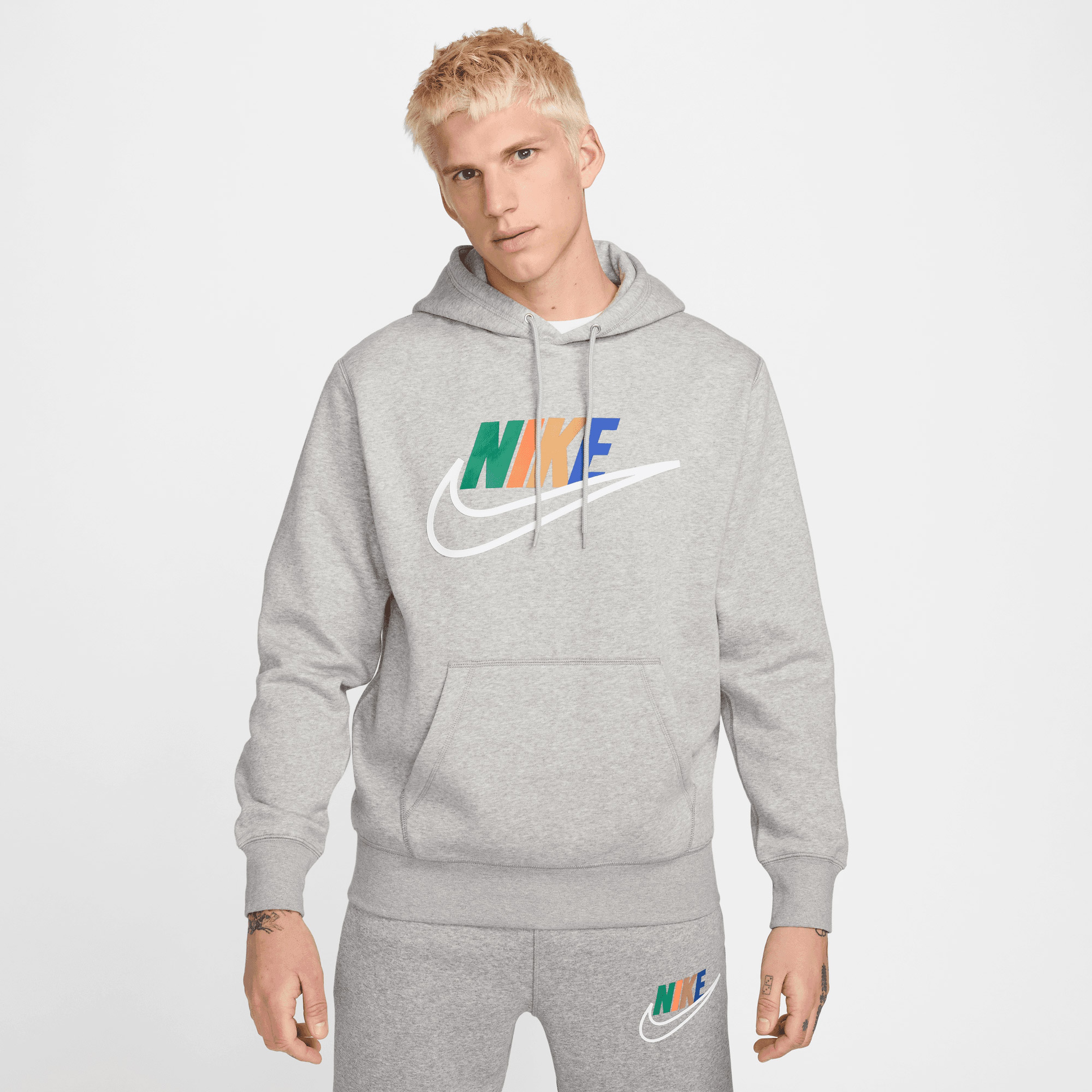 Nike Club Erkek Siyah Hoodie