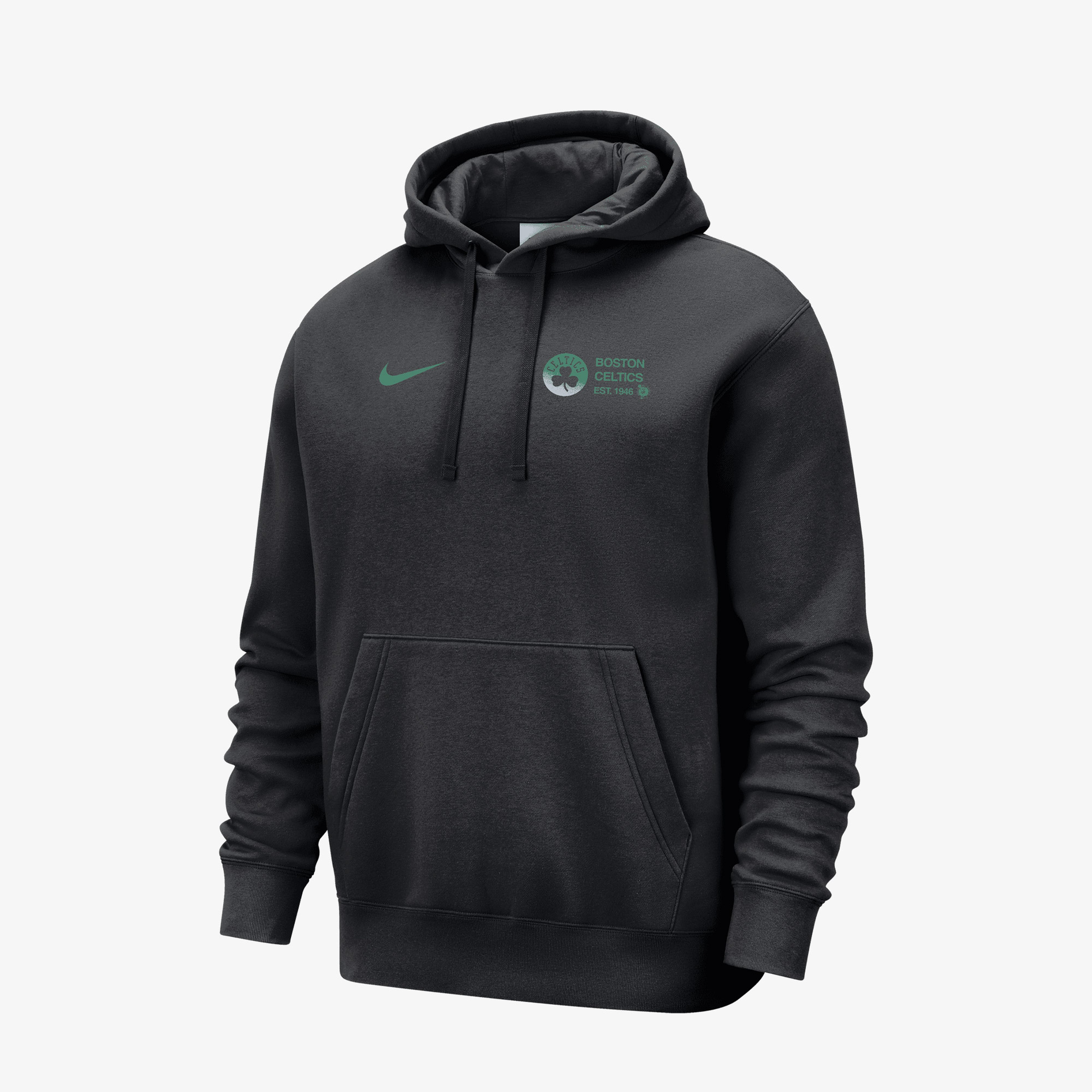 Jordan Boston Celtics Club Courtside Erkek Siyah Hoodie