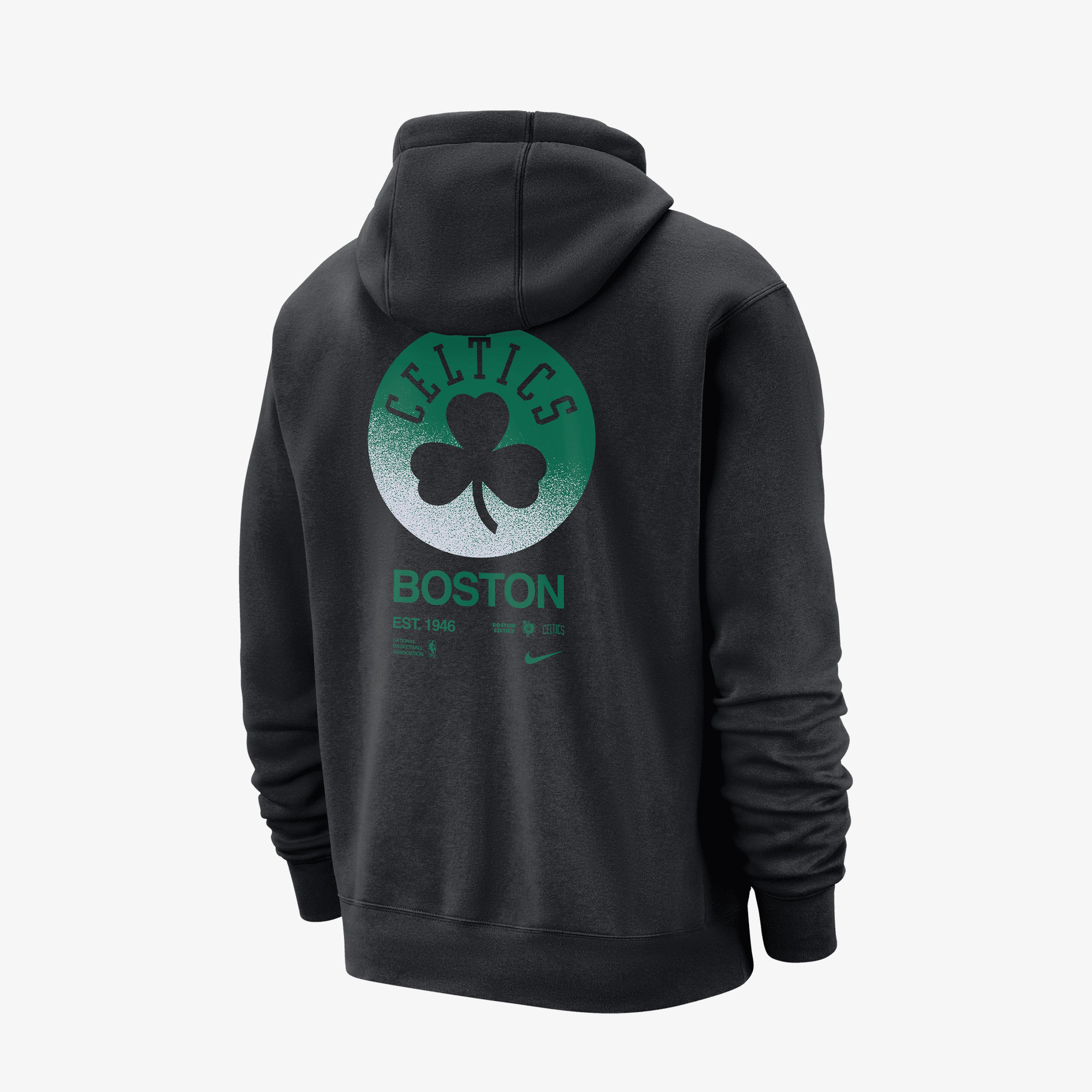 Jordan Boston Celtics Club Courtside Erkek Siyah Hoodie