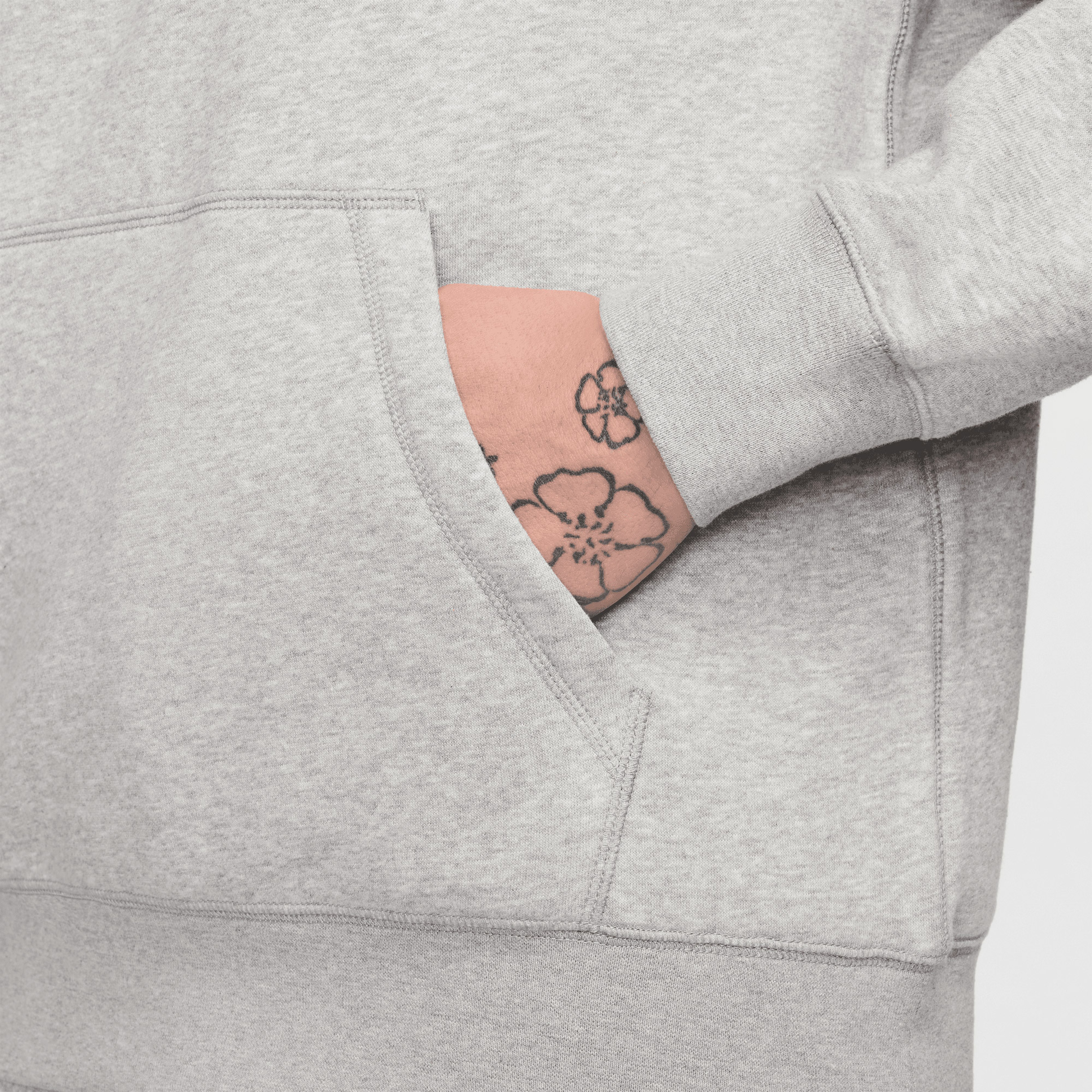 Nike Club Erkek Siyah Hoodie