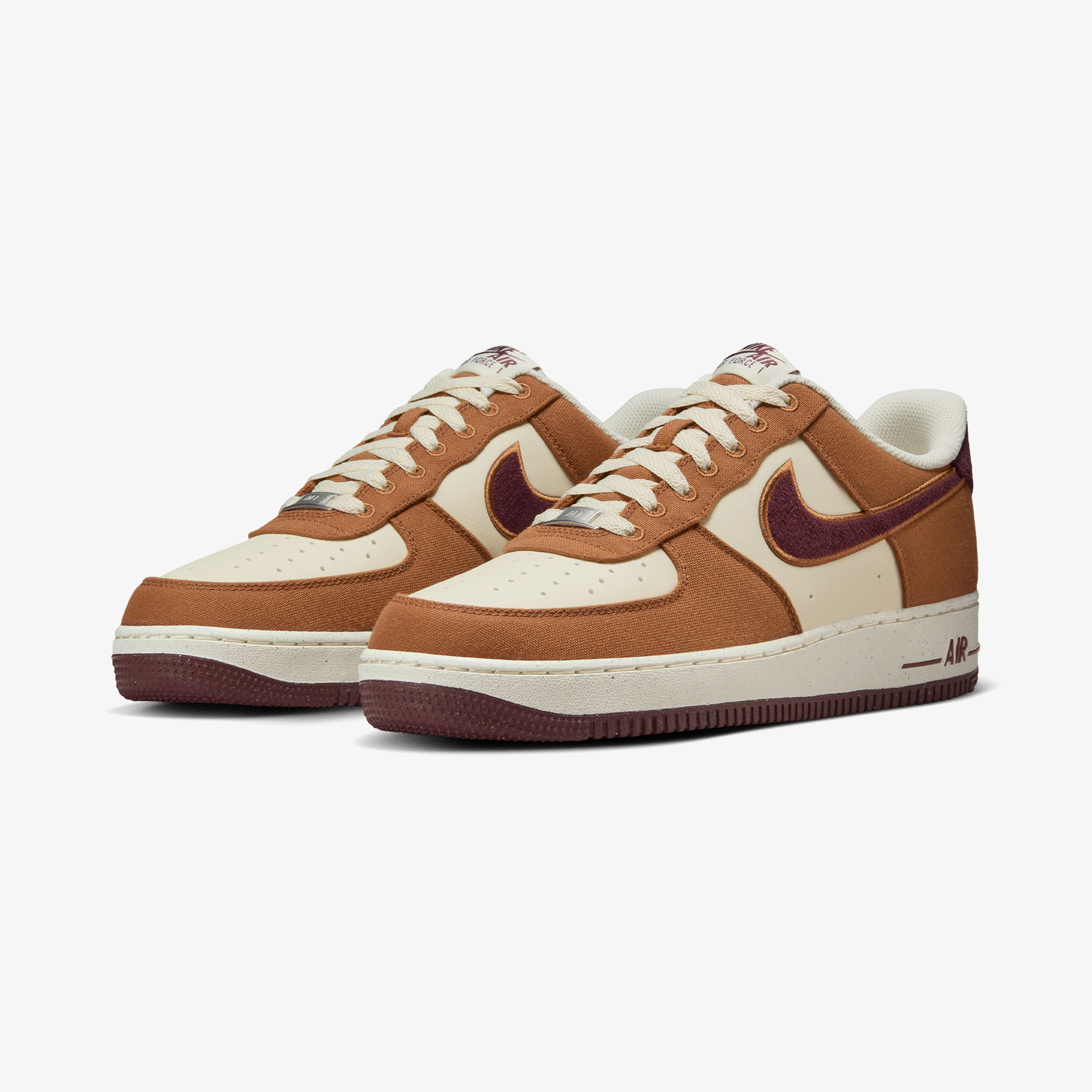 Nike Air Force 1 '07 Lv8 Erkek Kahverengi Sneaker