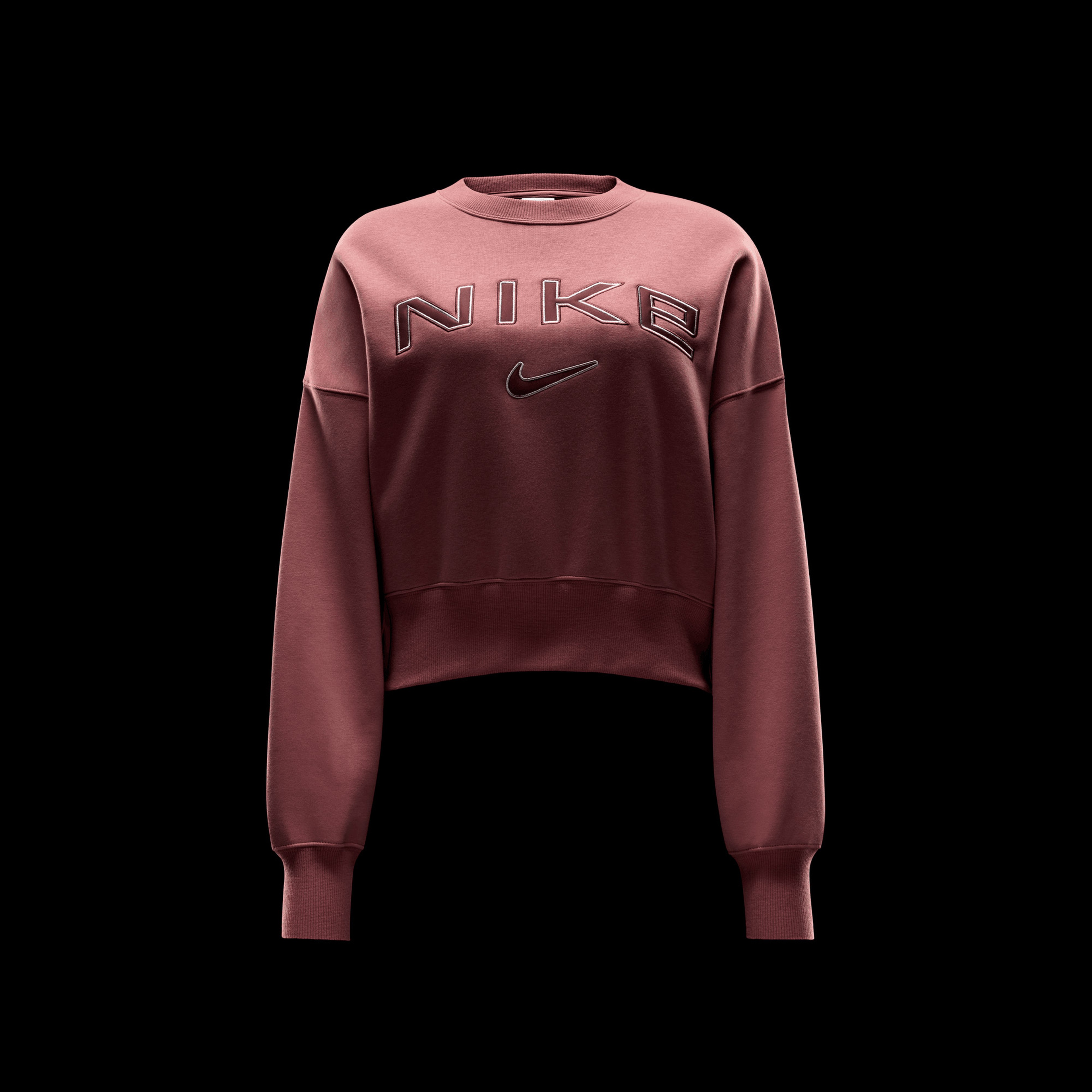 Nike Sportswear Phoenix Fleece Kadın Pembe Sweatshirt