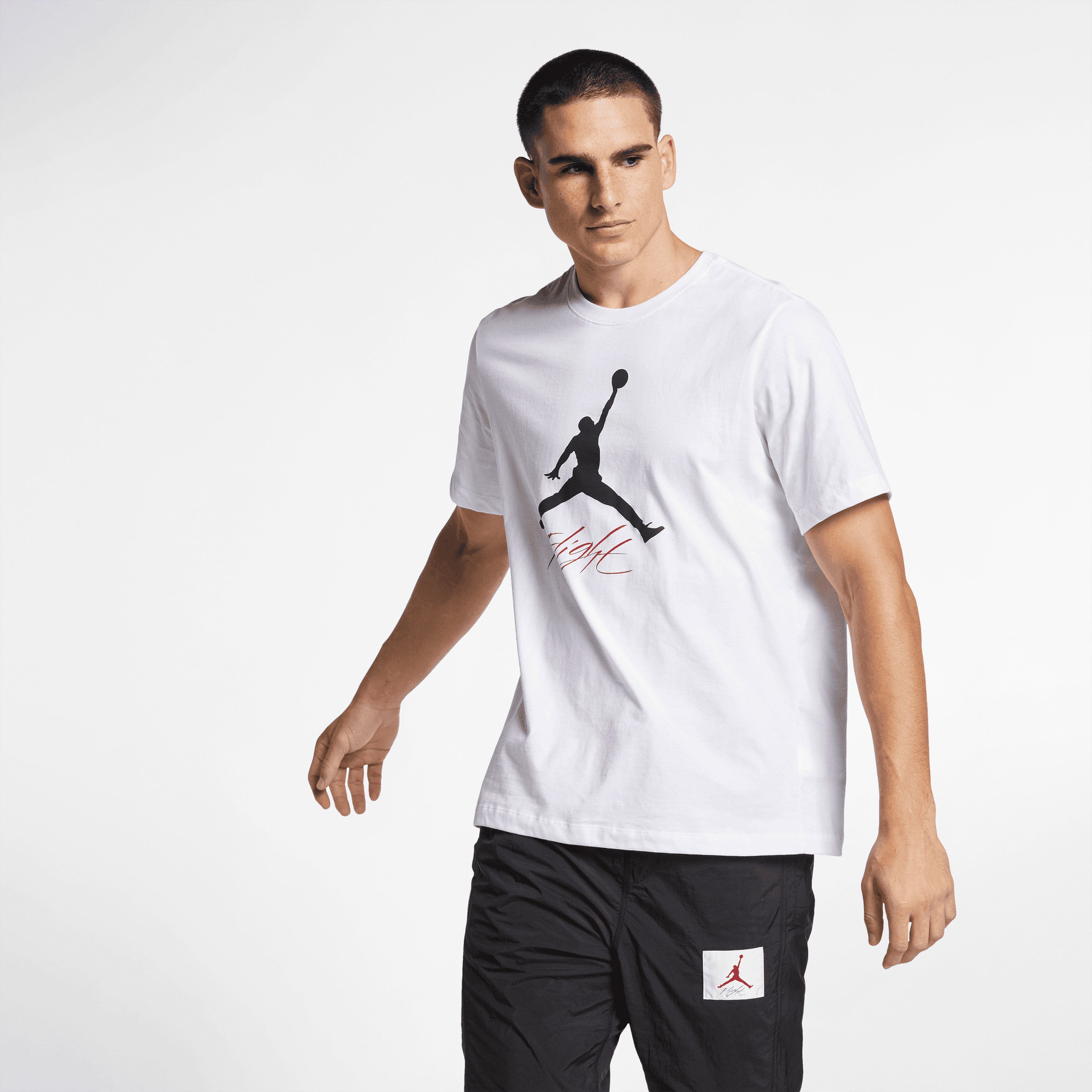 Jordan Jumpman Flight Erkek Beyaz T-Shirt