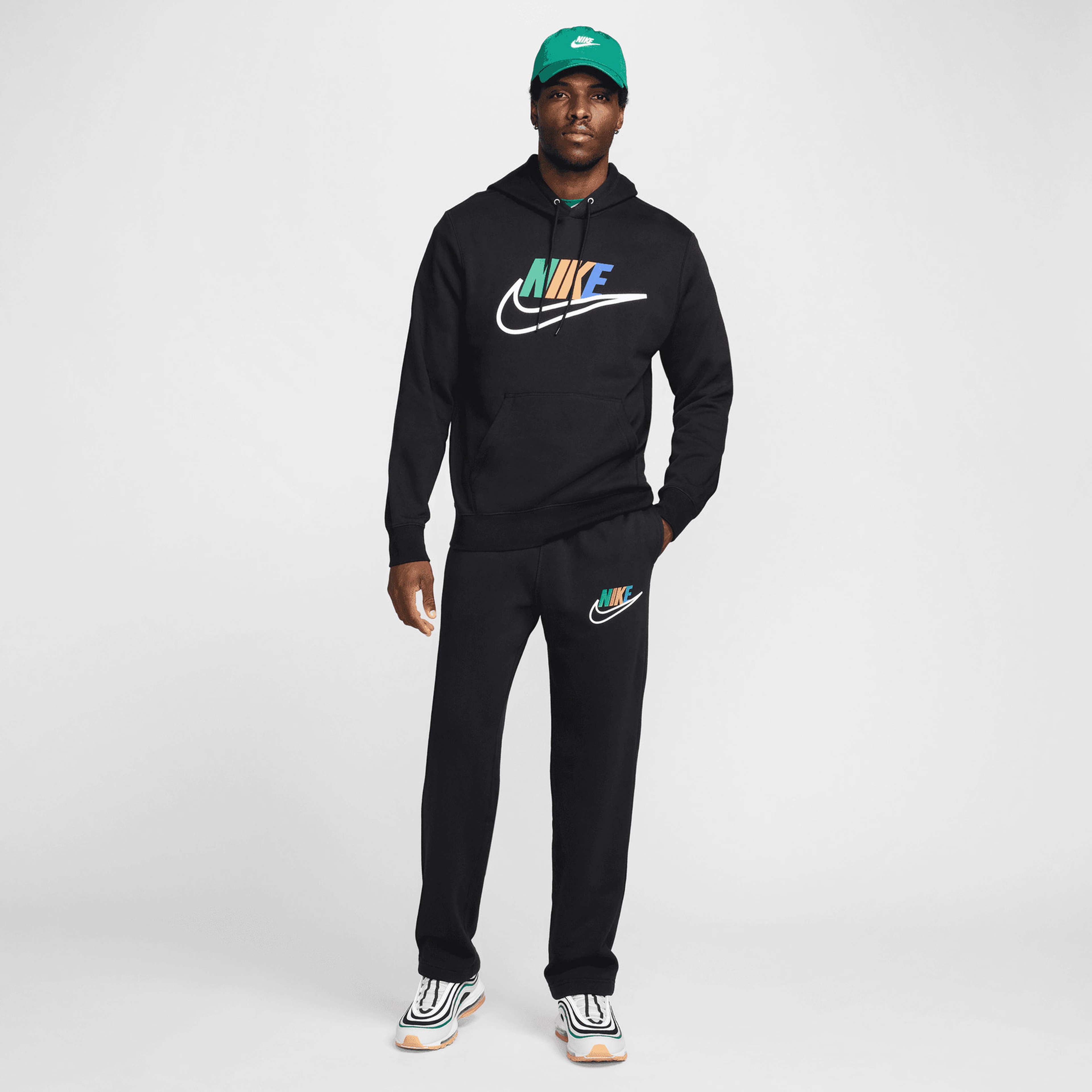 Nike Club Fleece Erkek Siyah Eşofman Altı