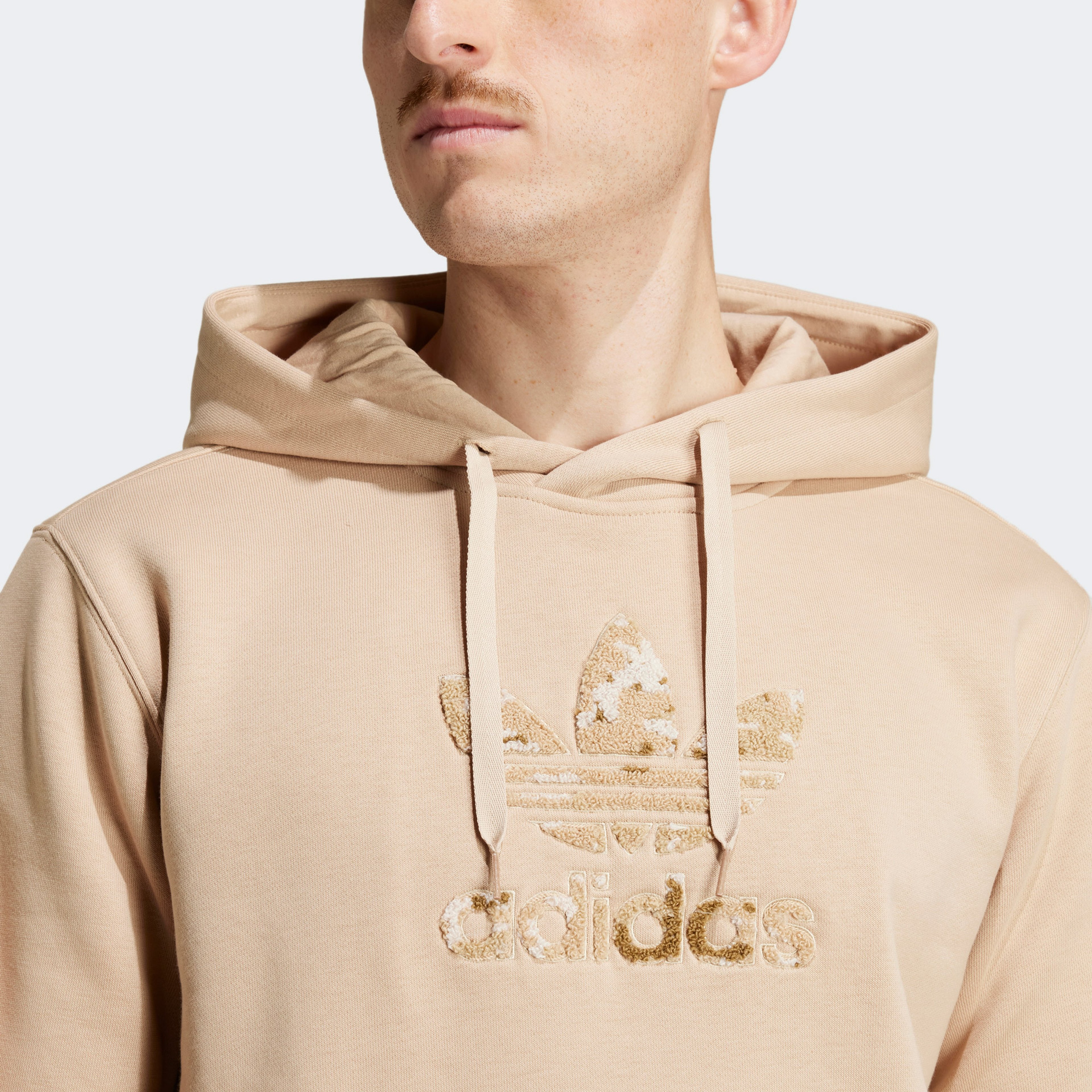 adidas Camo Erkek Bej Hoodie