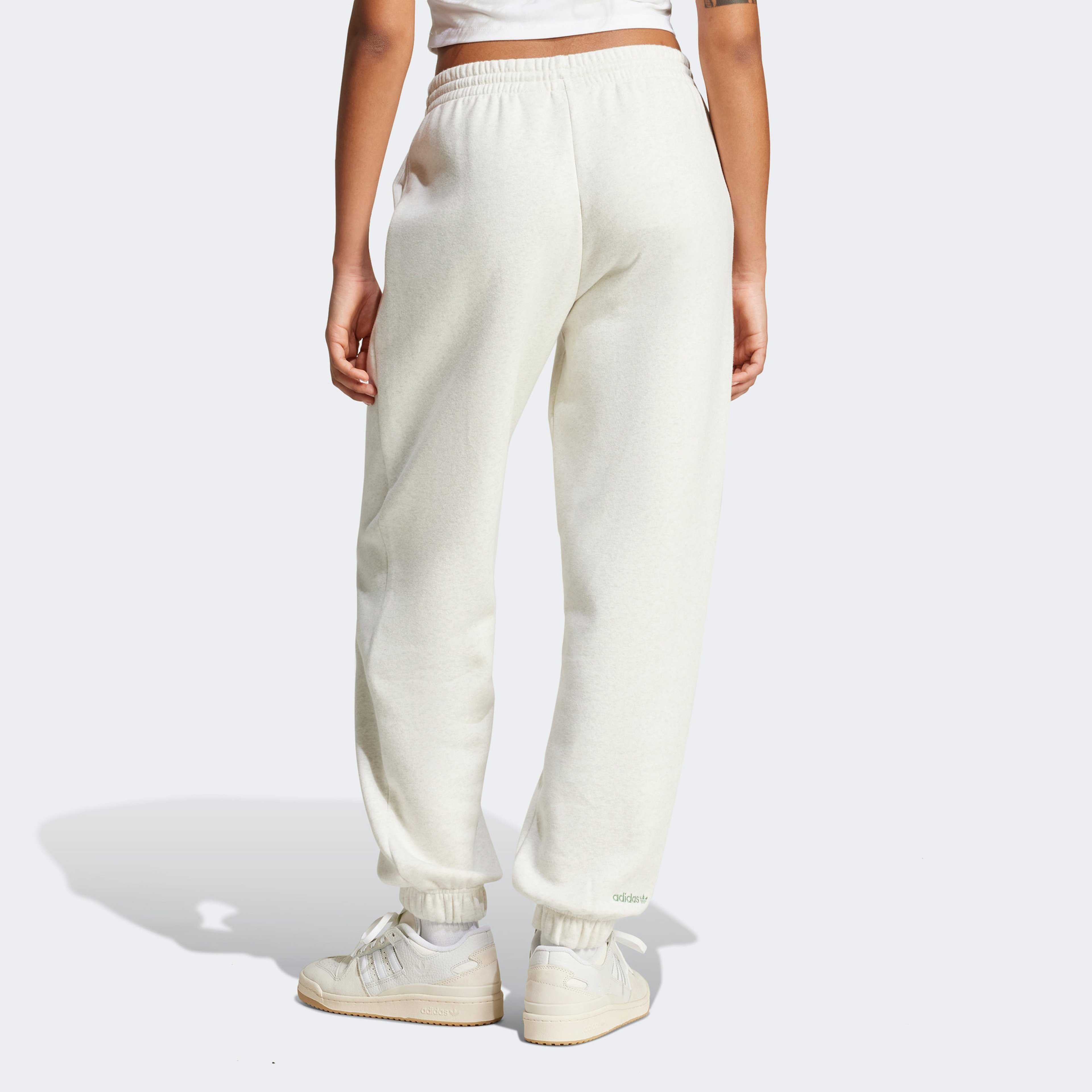 adidas Graphic Fleece Kadın Beyaz Eşofman Altı