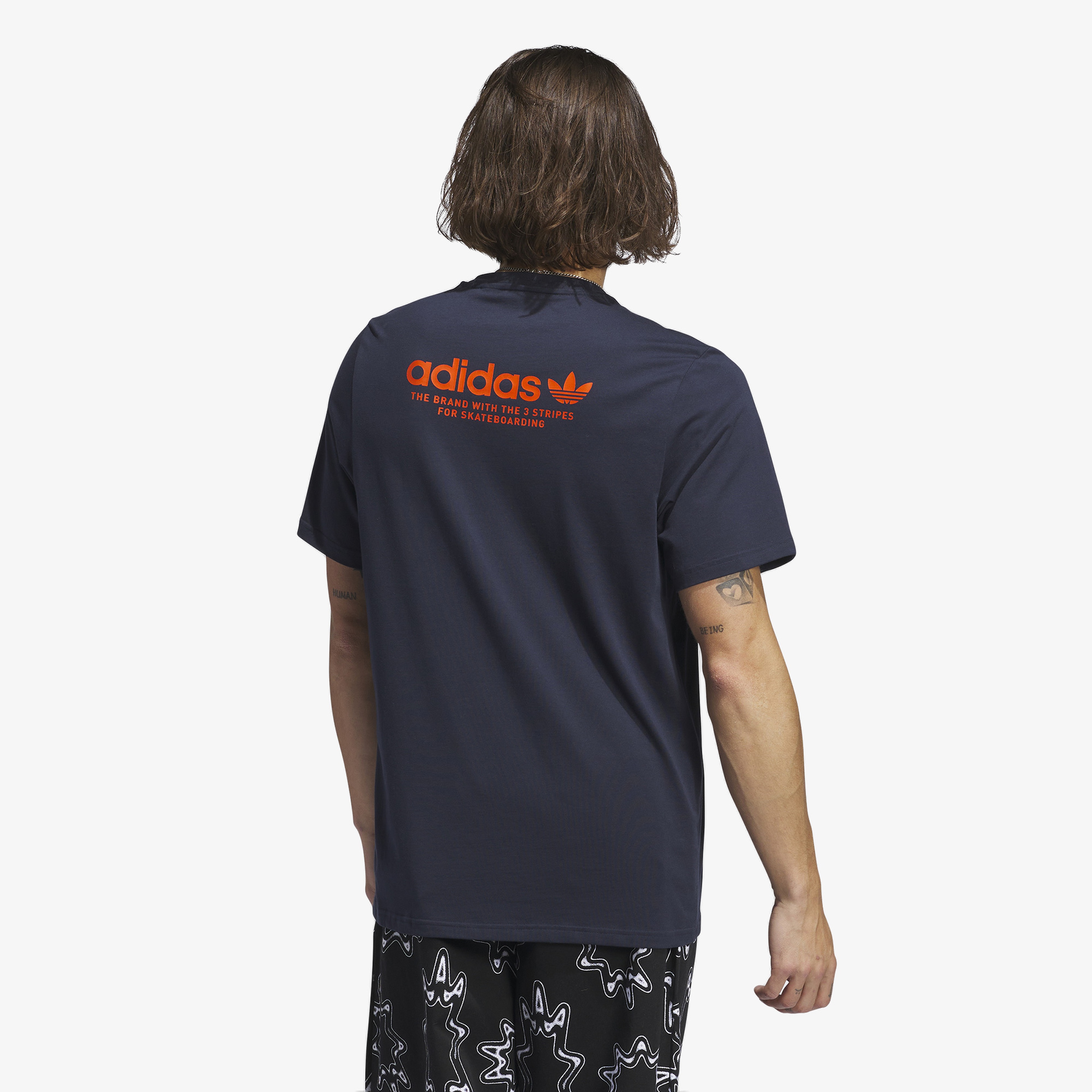 adidas Skateboarding 4. Logo Erkek Mavi T-Shirt