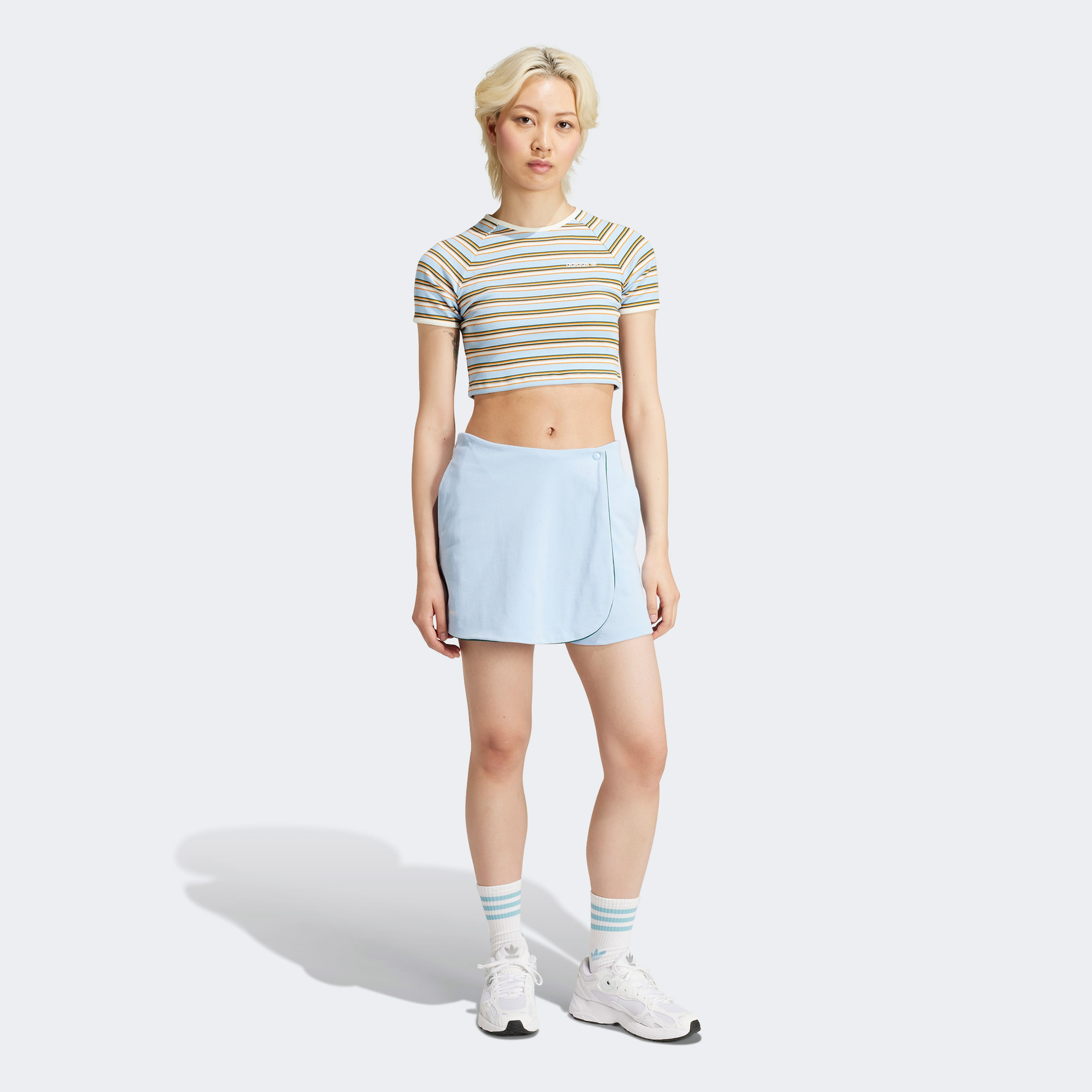 adidas Originals 80S Rib Stripe Baby Kadın Renkli T-Shirt