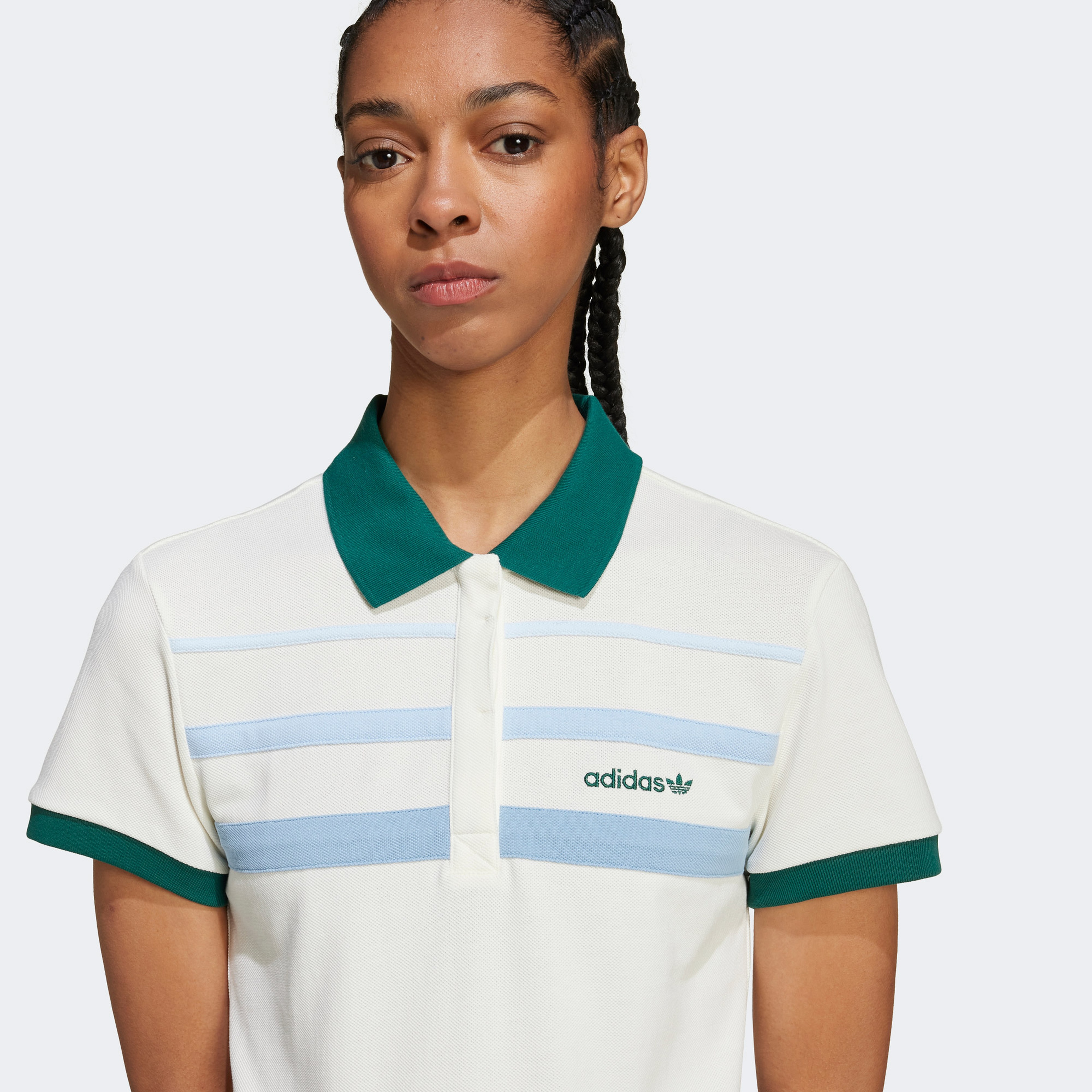 adidas Originals 80S Slim Kadın Beyaz Polo