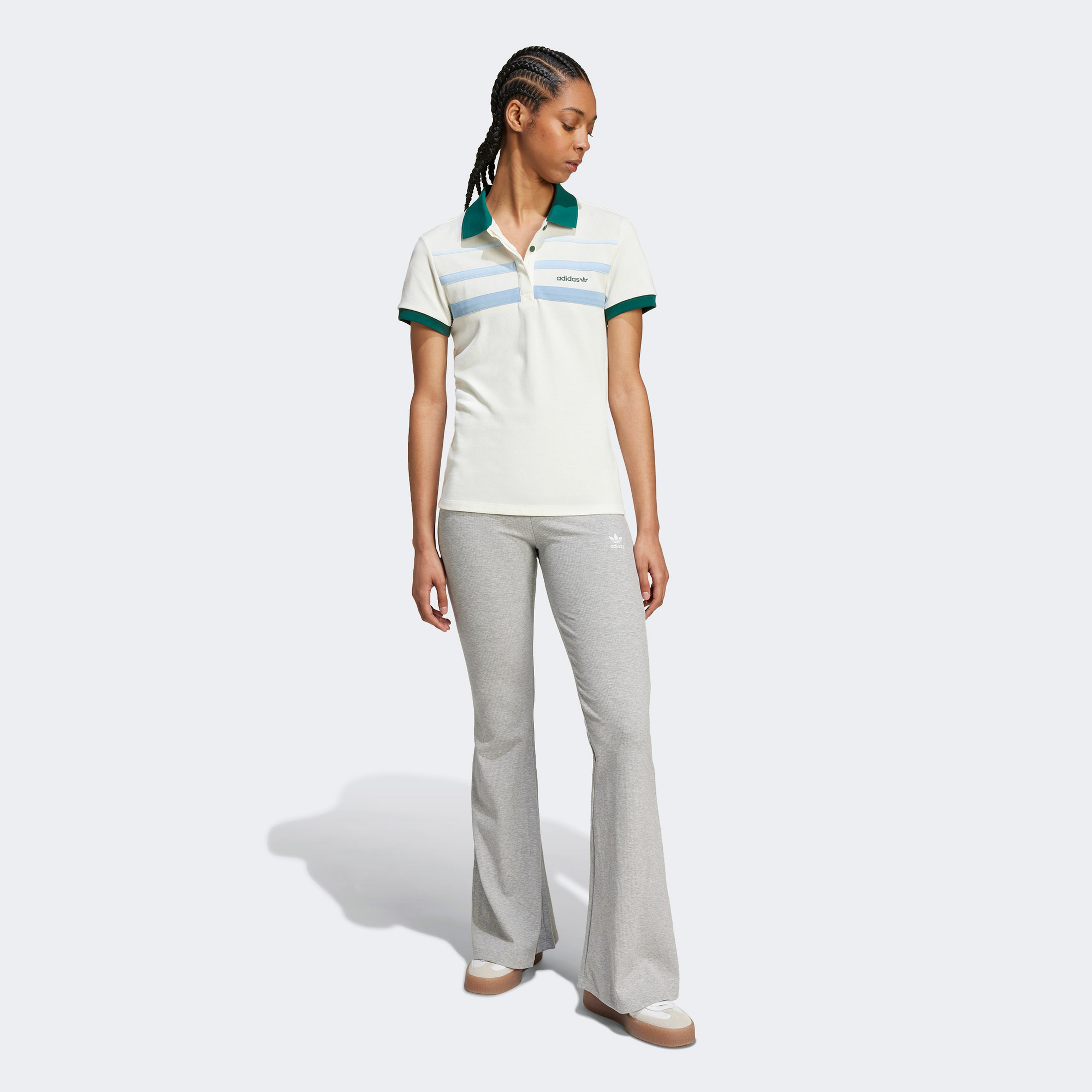 adidas Originals 80S Slim Kadın Beyaz Polo