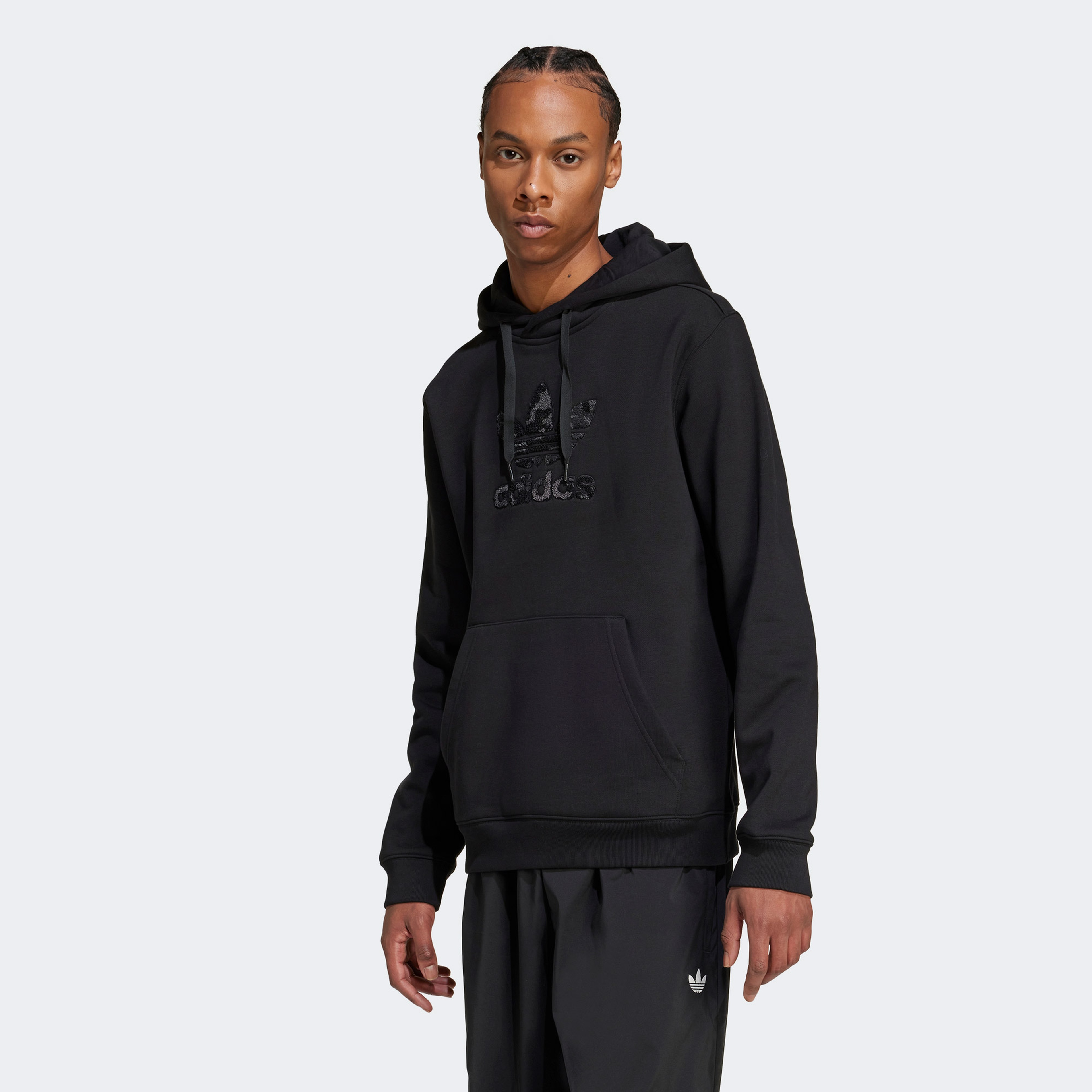 adidas Camo Erkek Siyah Hoodie