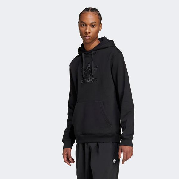 adidas Camo Erkek Siyah Hoodie