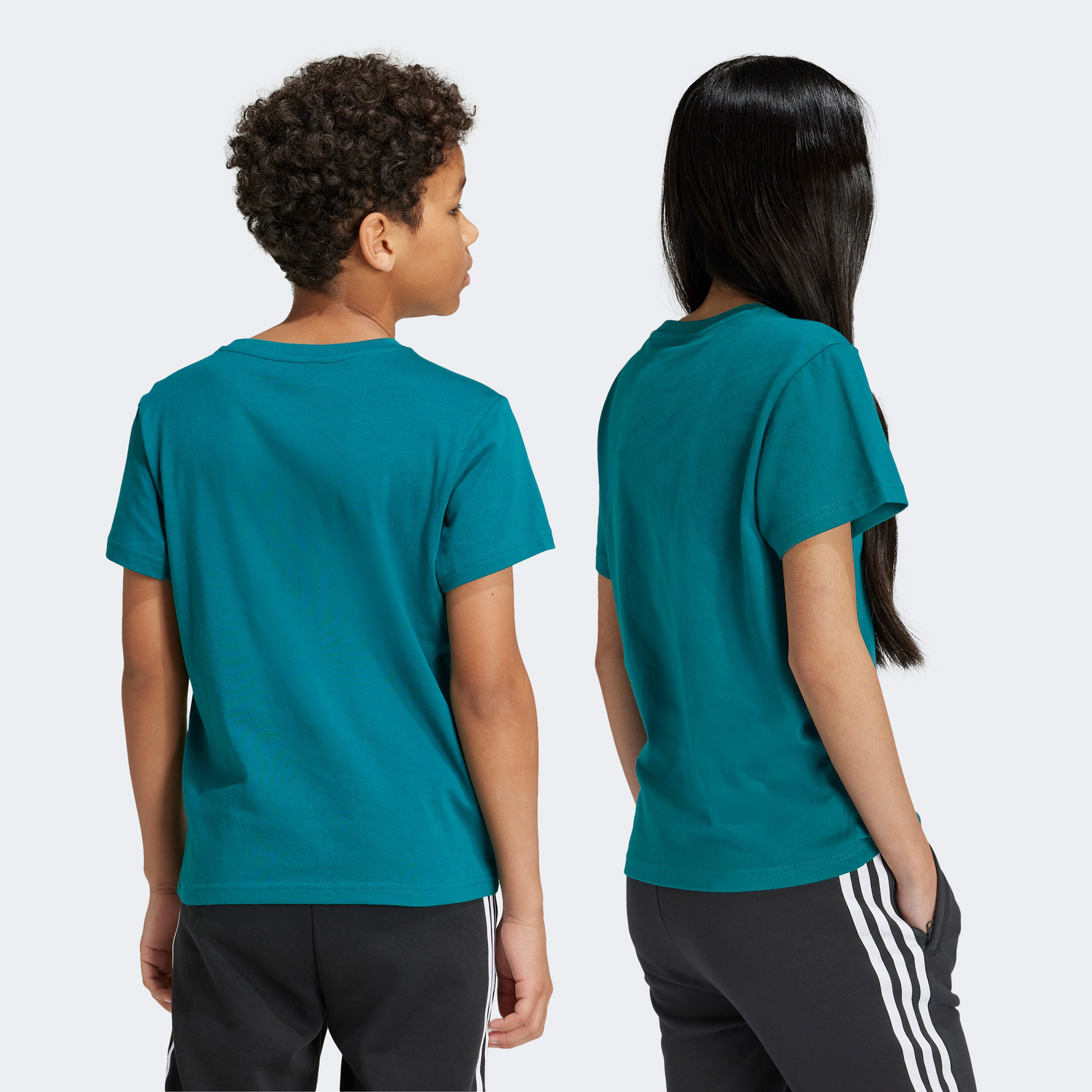adidas Adicolor Trefoil Çocuk Turkuaz T-Shirt