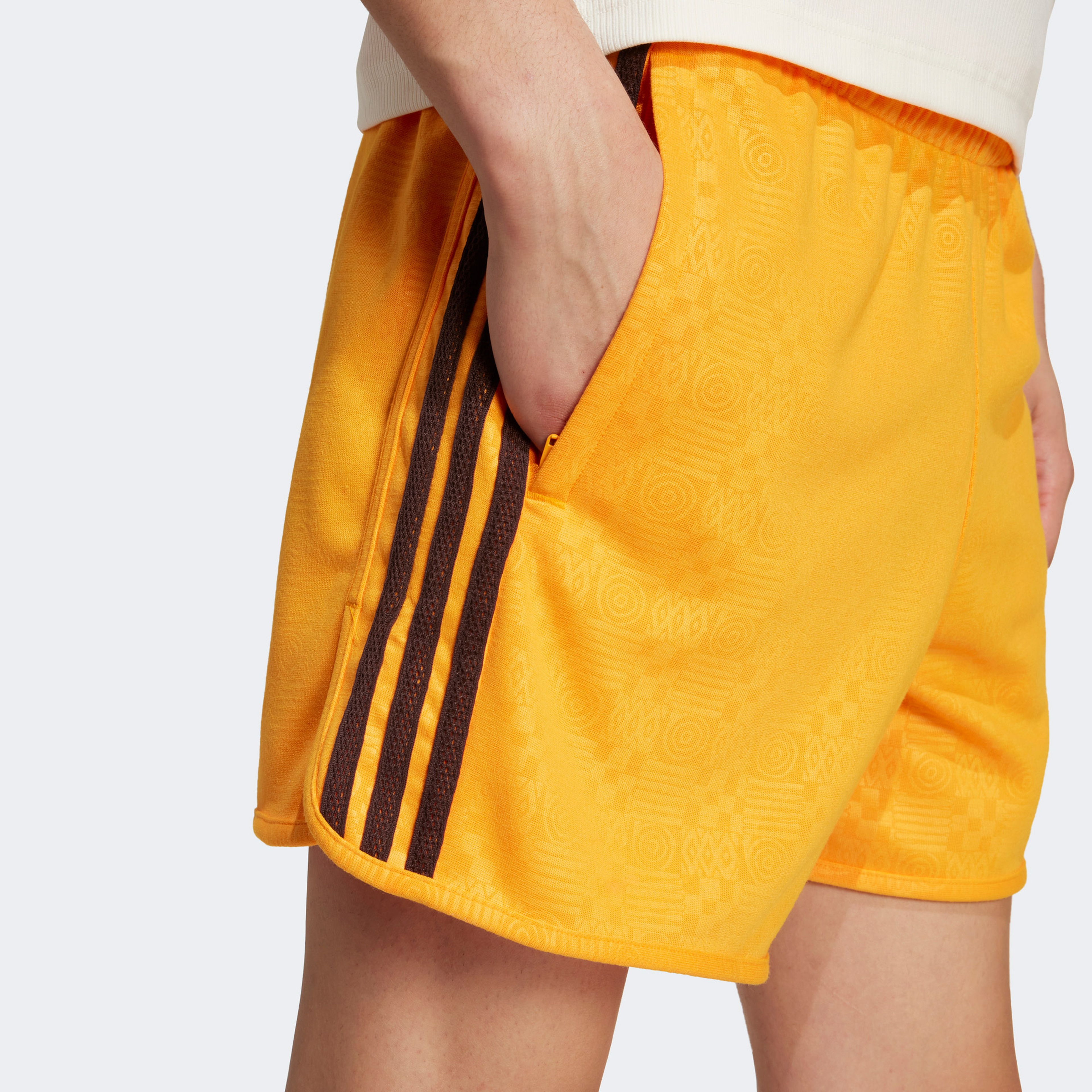 adidas Originals 80S Embossed 3 Stripes Sprinter Erkek Turuncu Şort