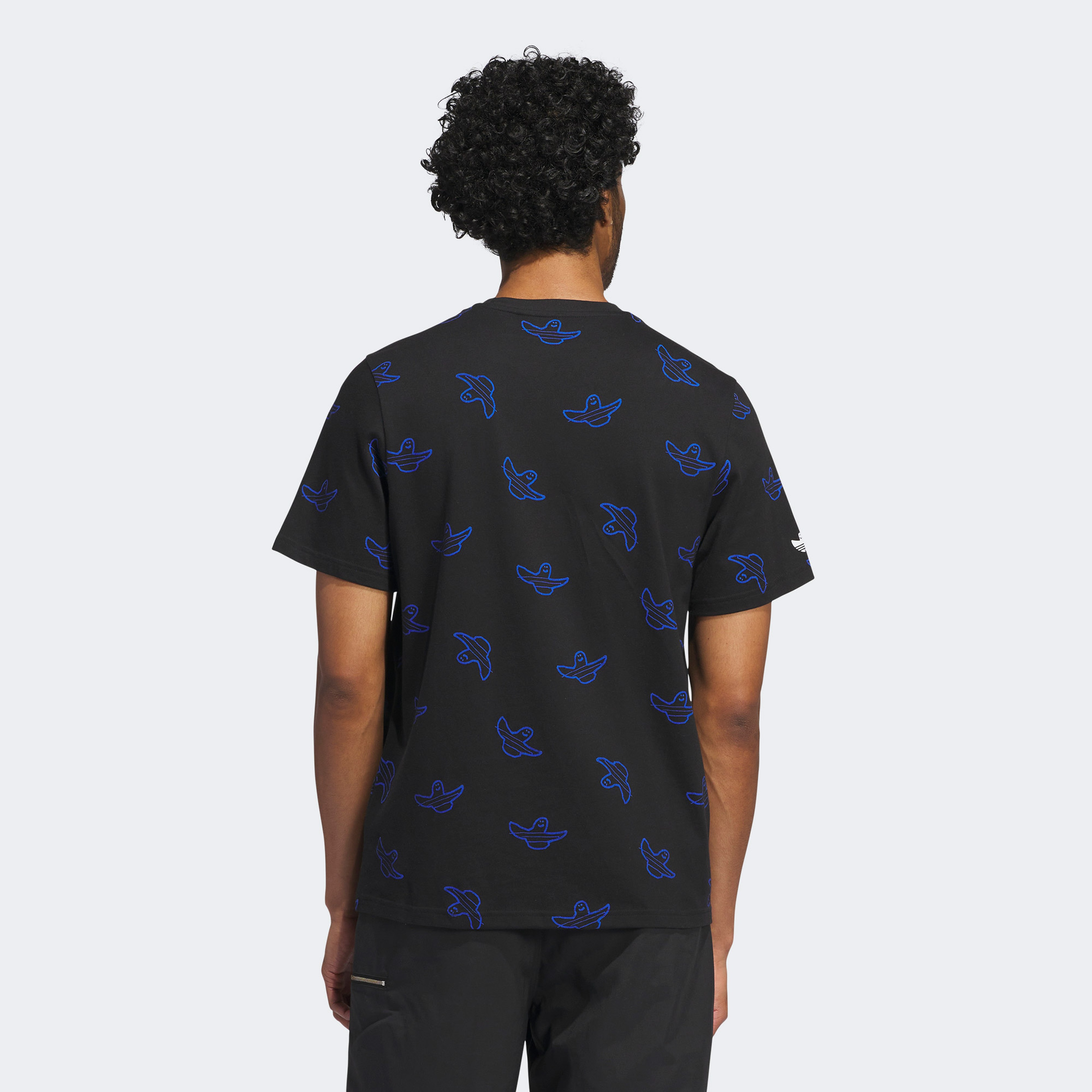 adidas Shmoofoil Allover Print Erkek Siyah T-Shirt
