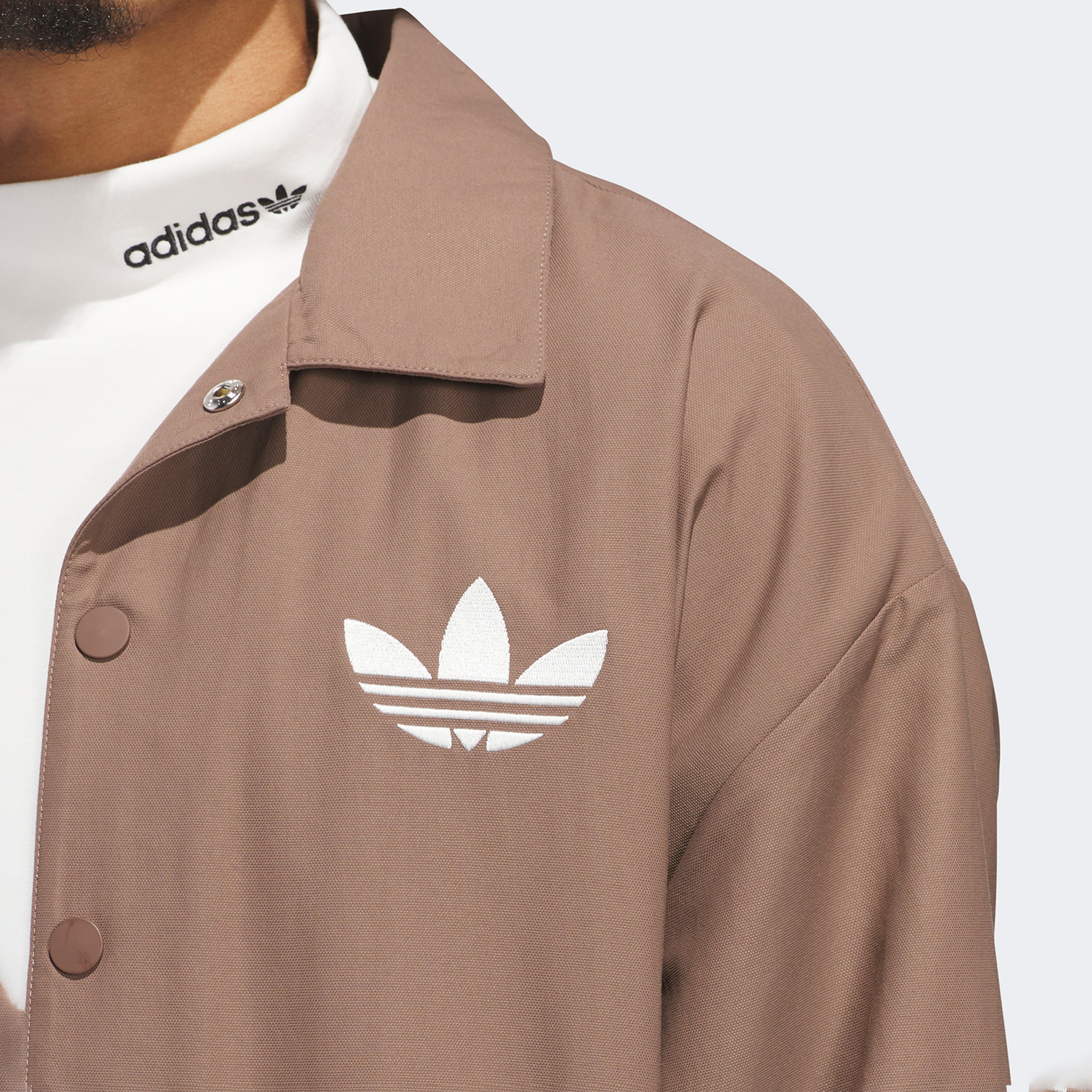 adidas Coach Unisex Kahverengi Ceket