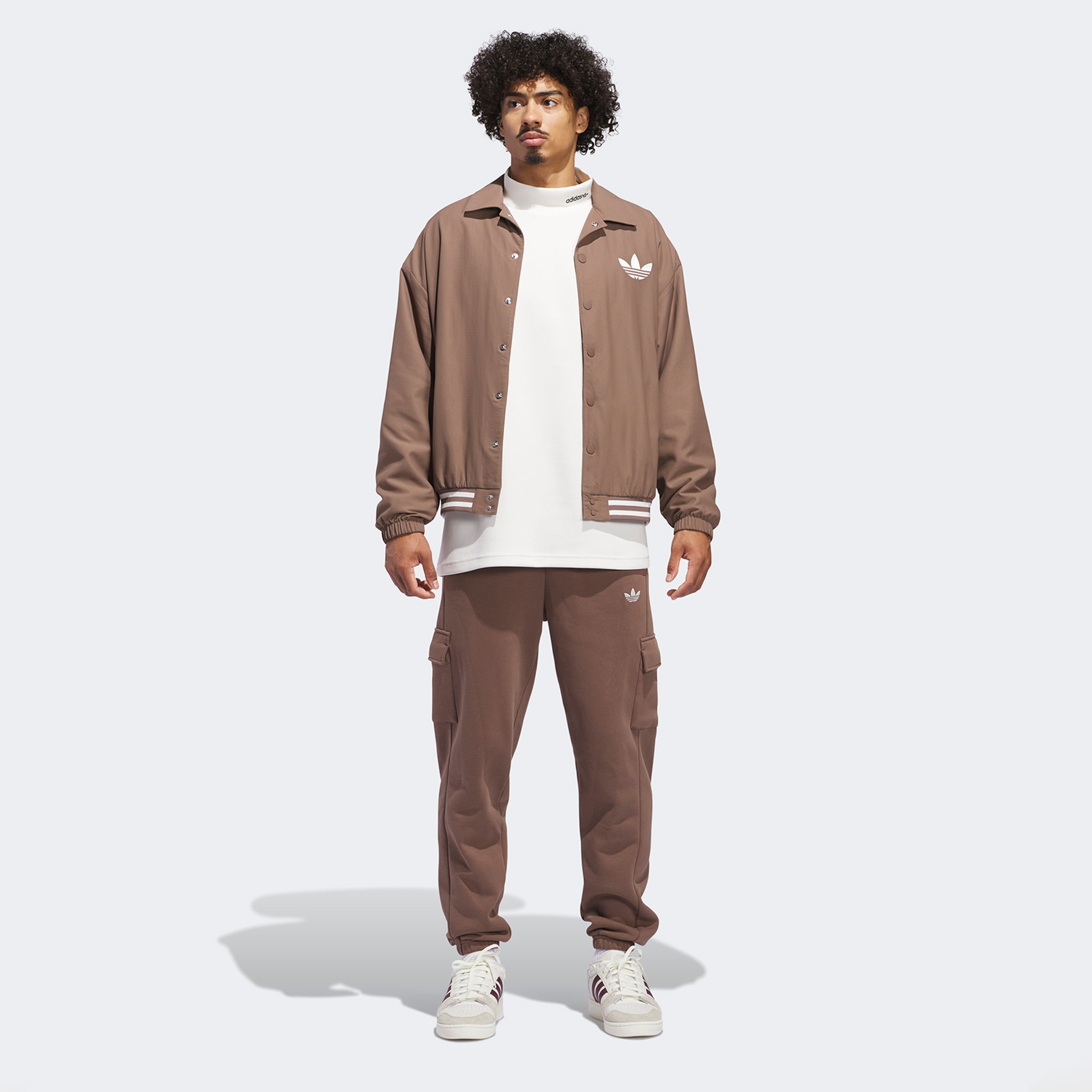 adidas Coach Unisex Kahverengi Ceket