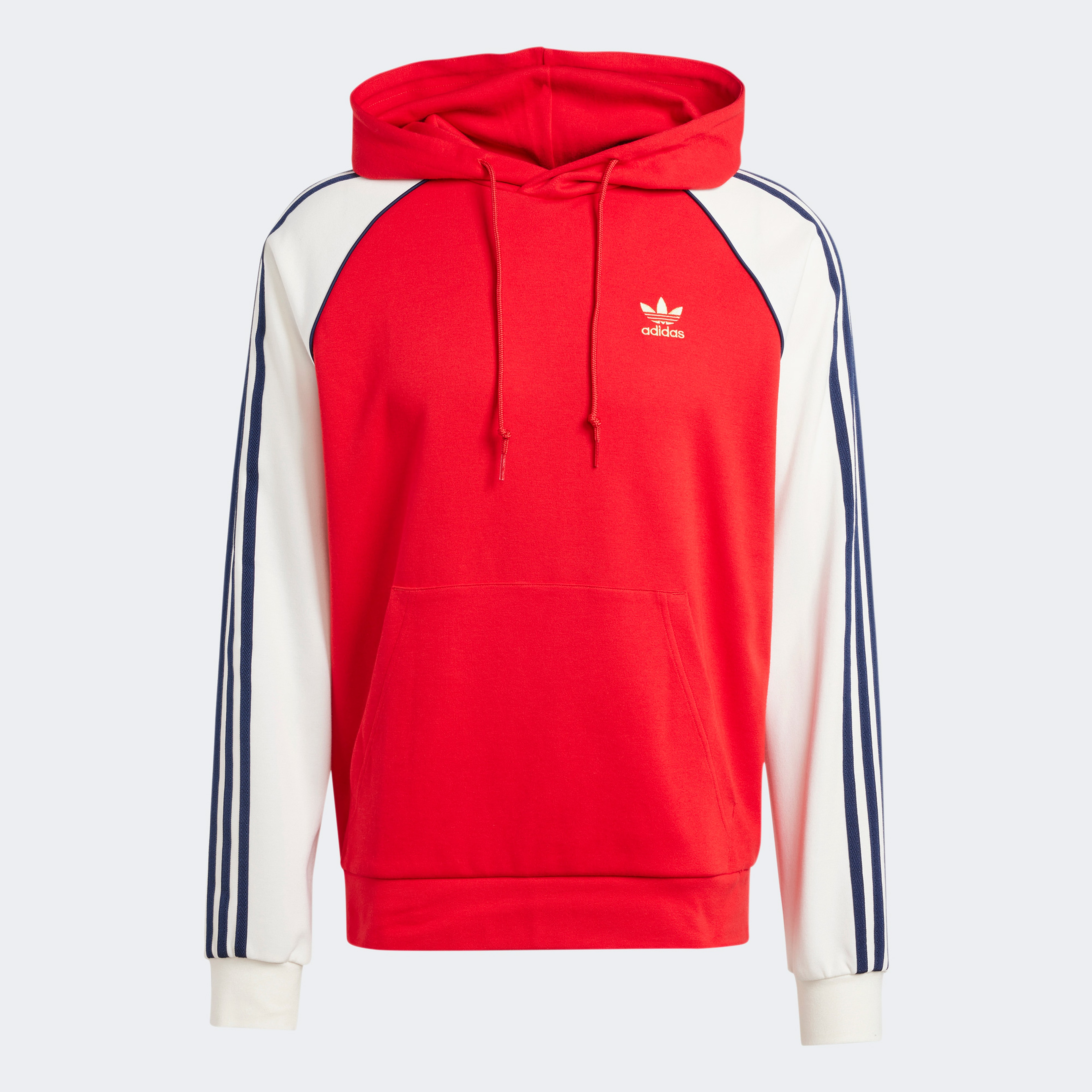 adidas Colorblocked SST Erkek Kırmızı Hoodie