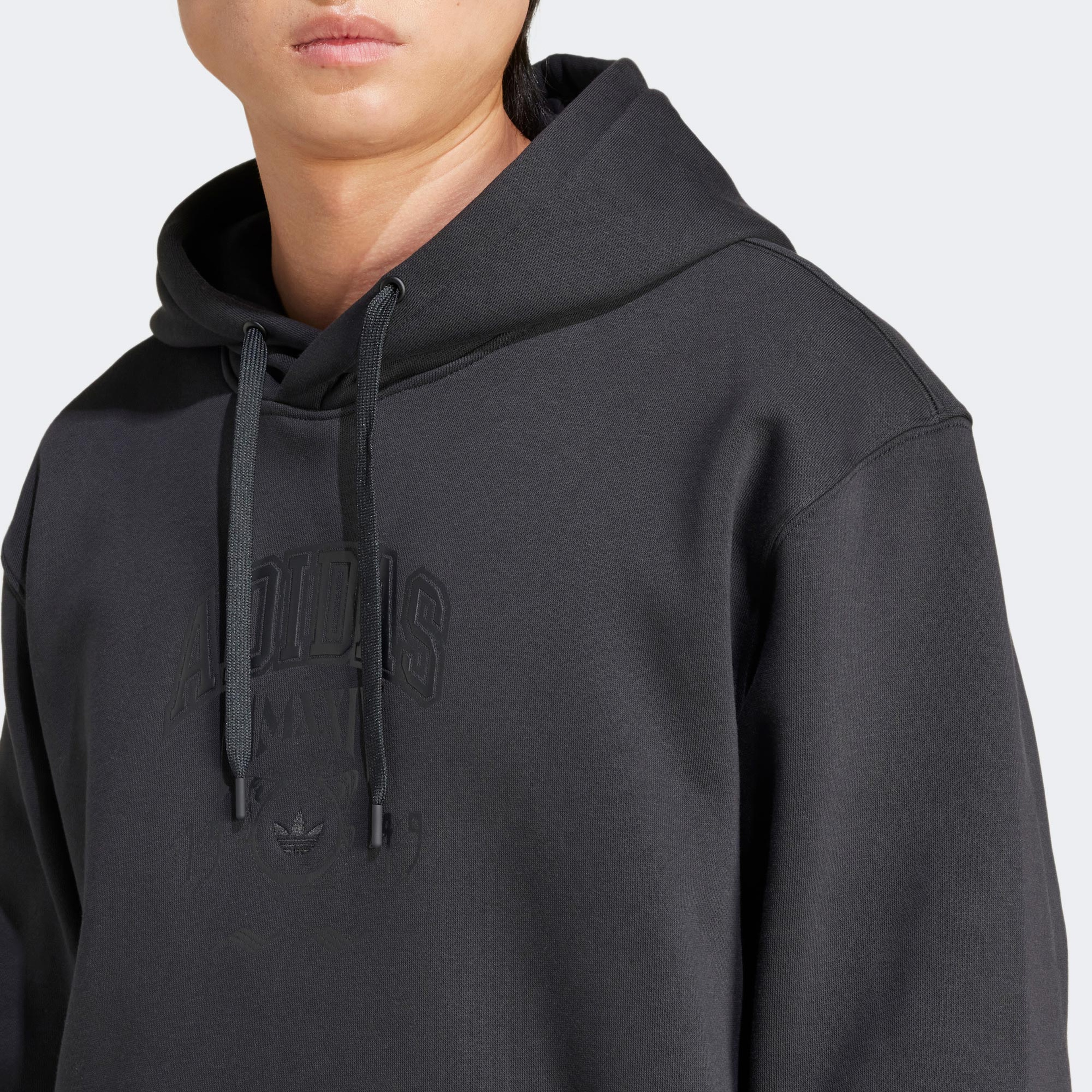 adidas Vrct Hooded 1 Erkek Siyah Hoodie