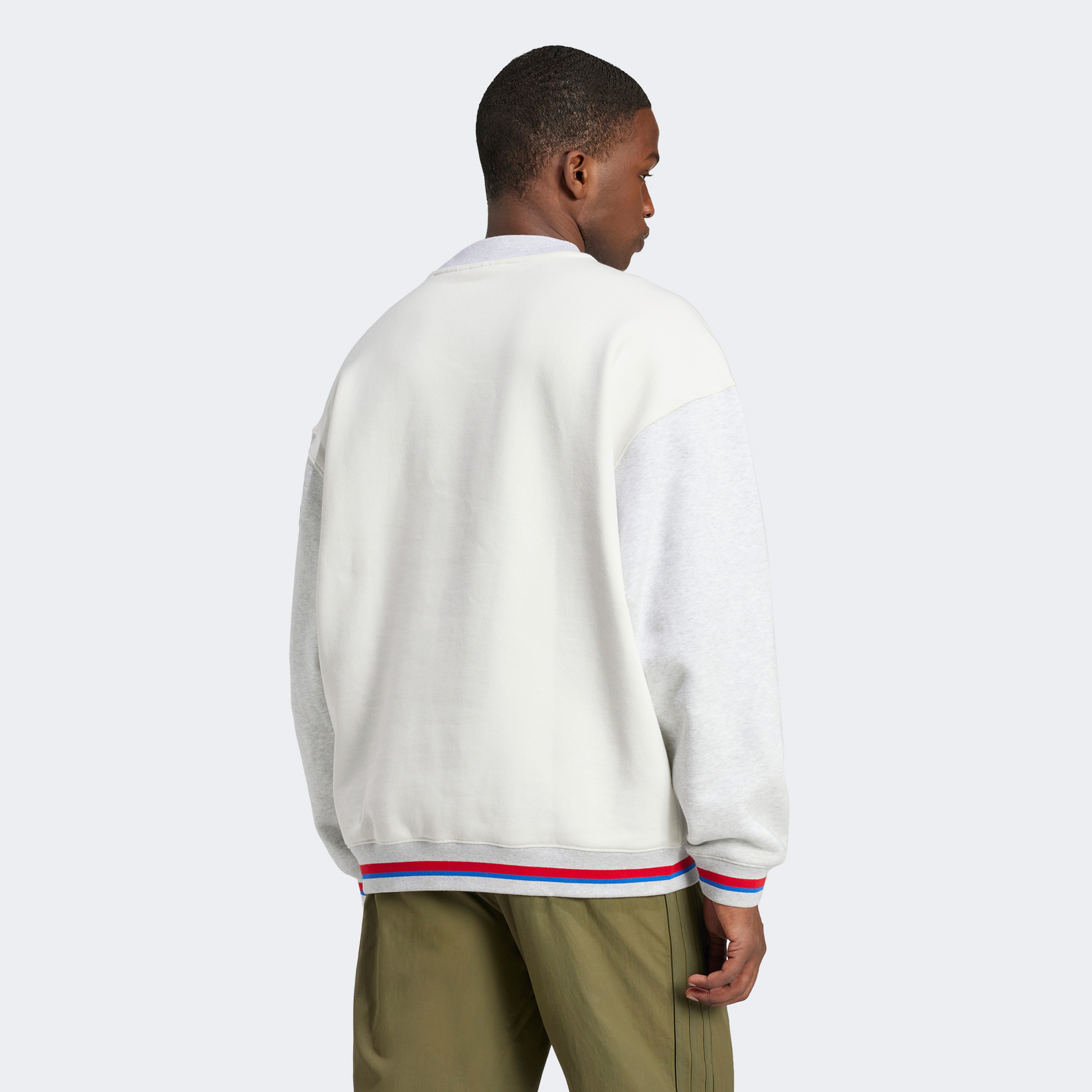 adidas Olpc Crew Erkek Beyaz Sweatshirt