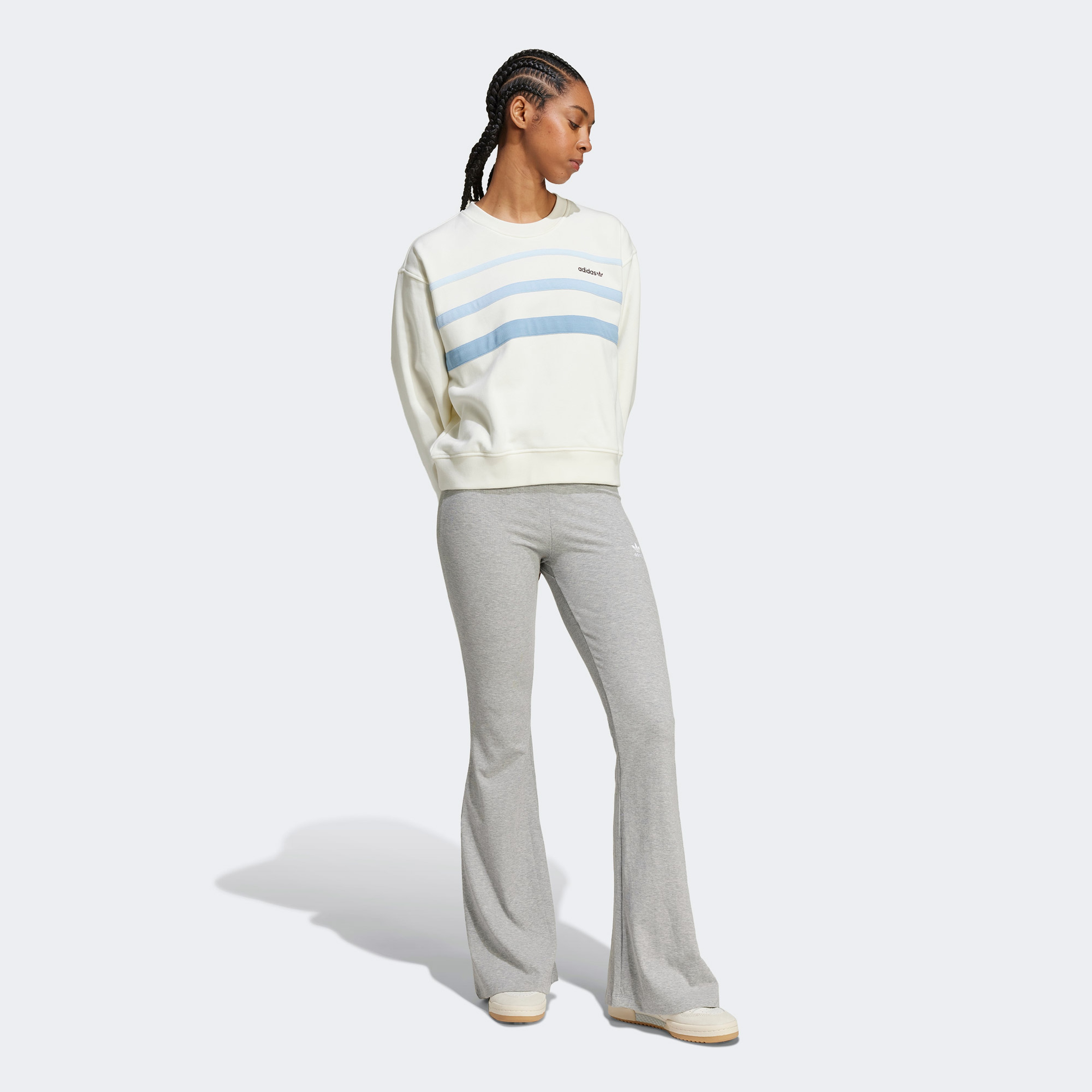 adidas Originals 80S Kadın Beyaz Sweatshirt