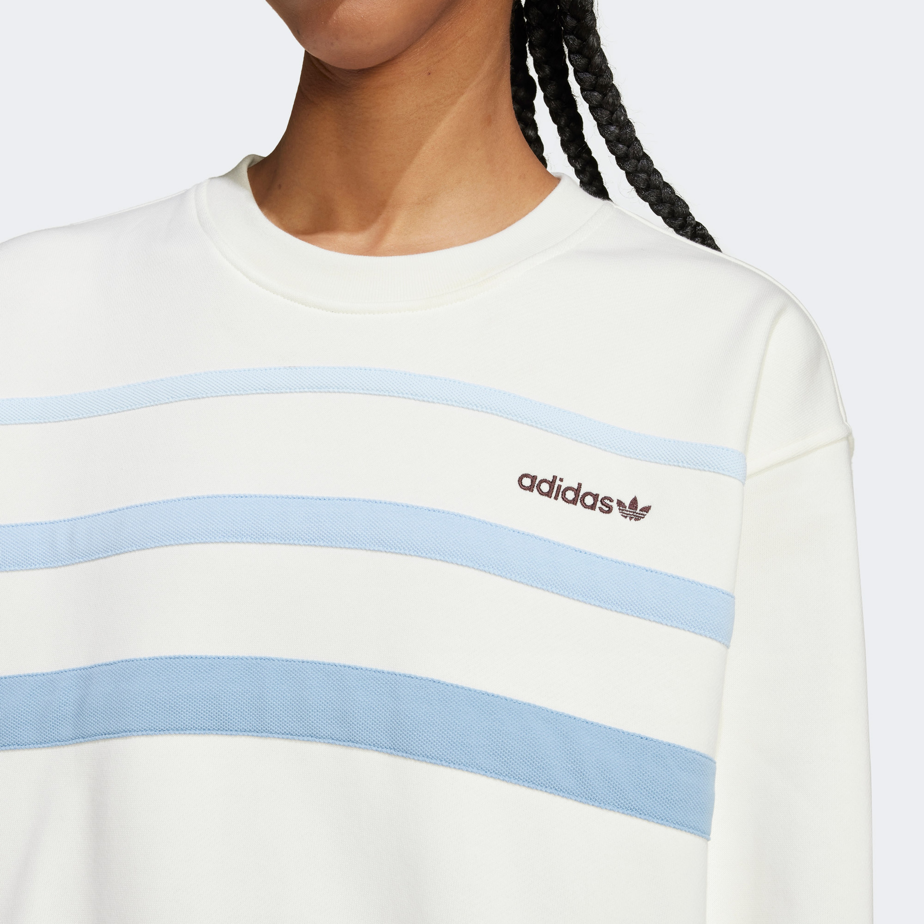 adidas Originals 80S Kadın Beyaz Sweatshirt