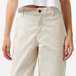 Dickies Corduroy Carpenter W Beyaz Kadın Pantolon