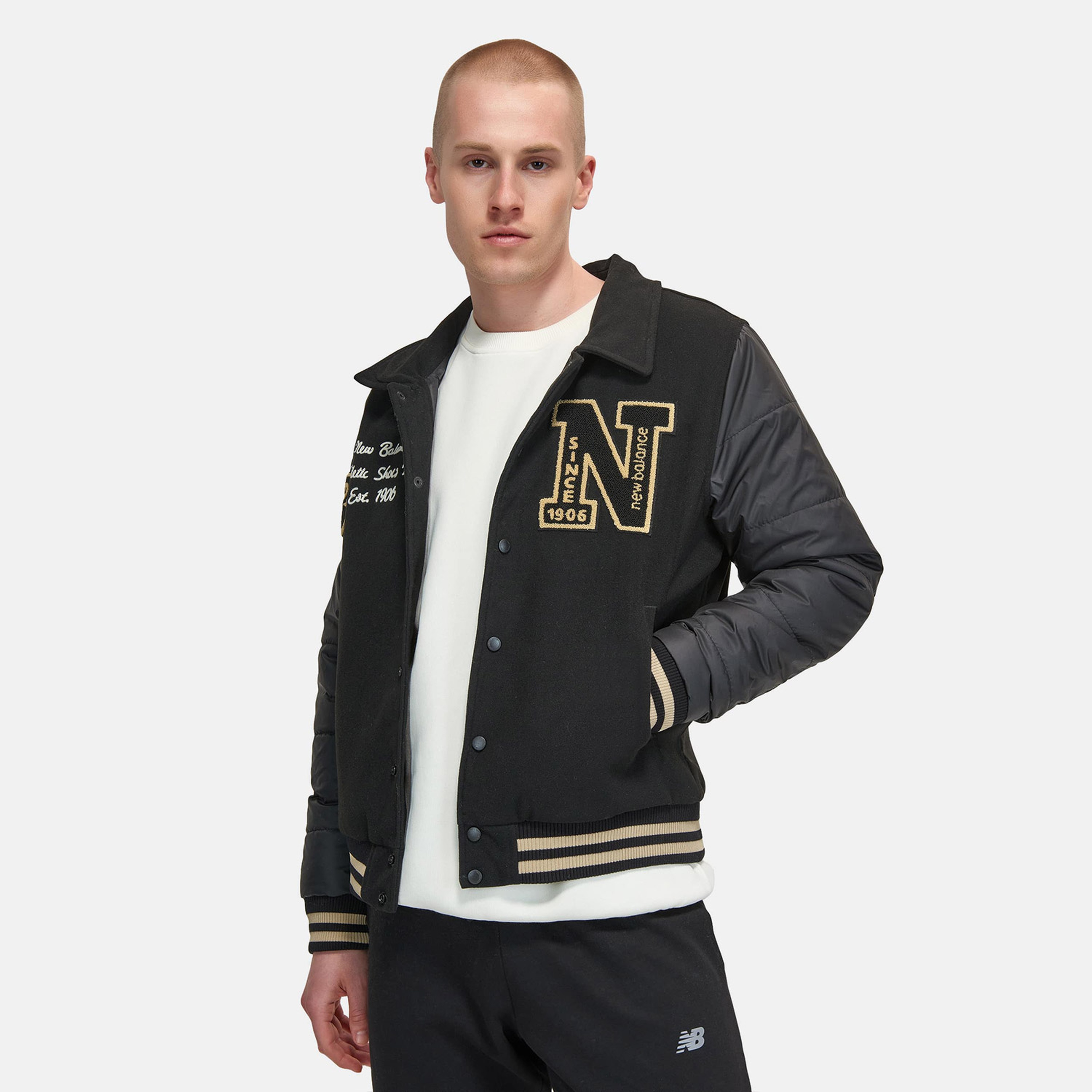 New Balance Lifestyle Erkek Siyah Ceket