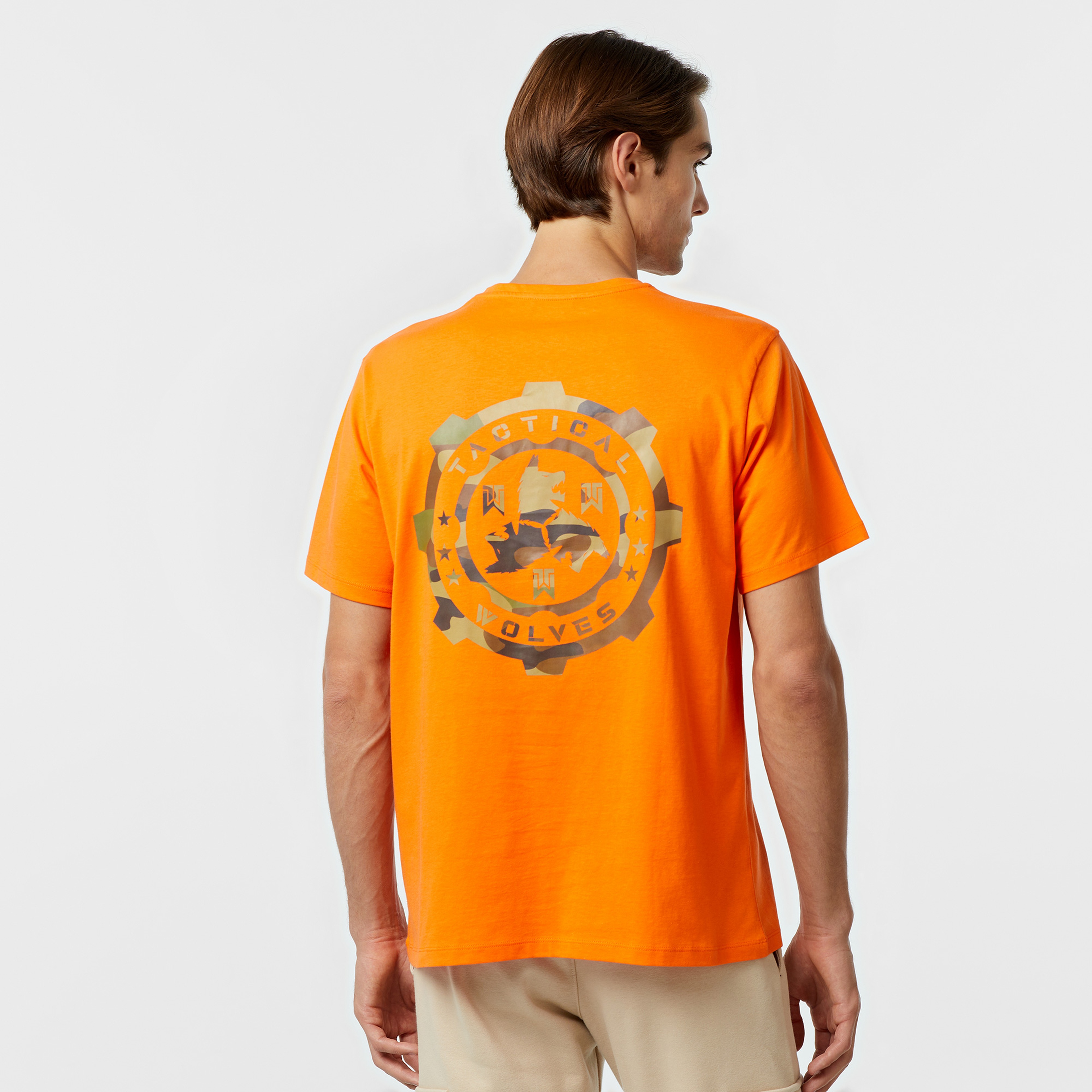 Tactical Wolves Classical Erkek Siyah T-Shirt