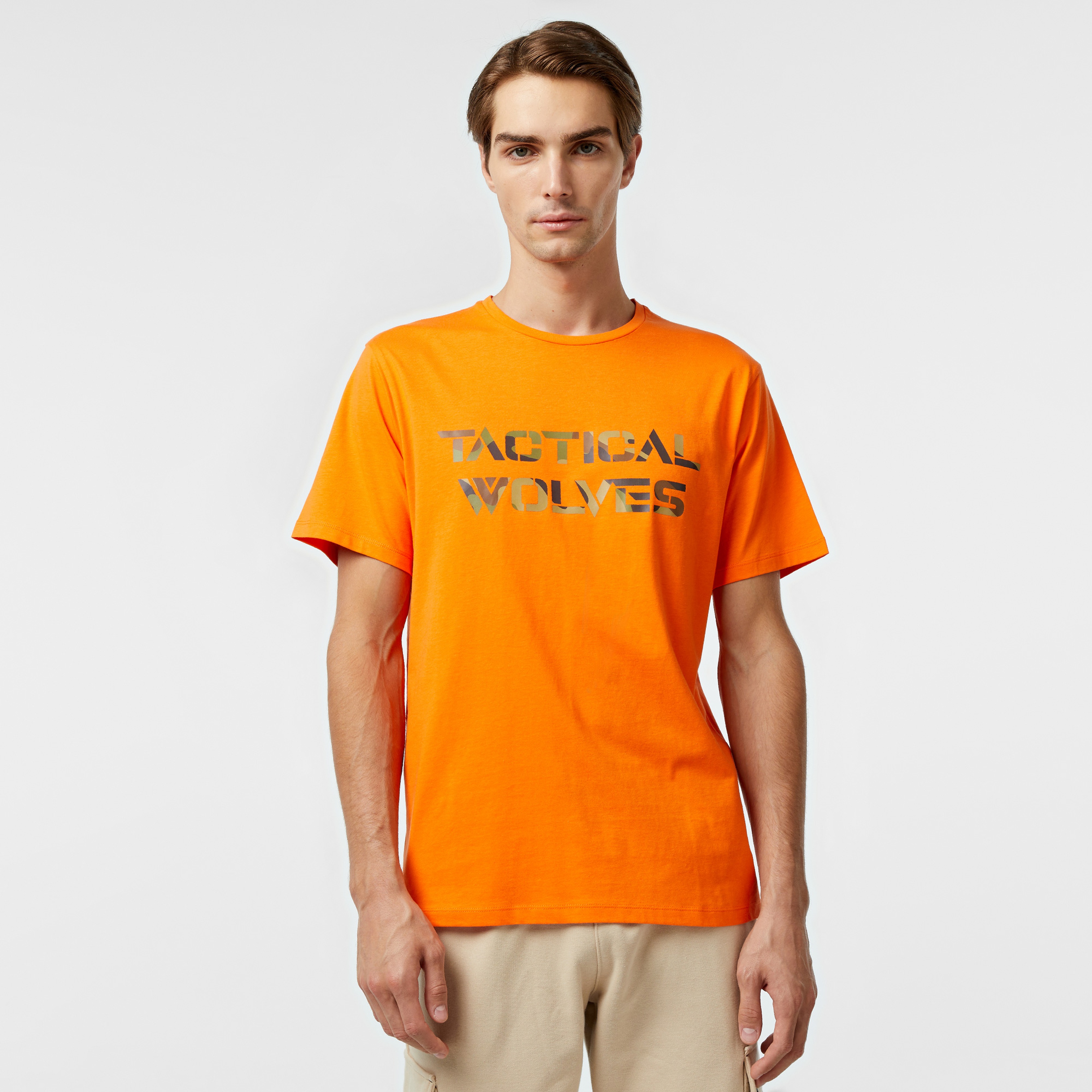 Tactical Wolves Classical Erkek Siyah T-Shirt