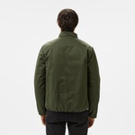 Erkek Regular Fit Dik Yaka Çift Taraflı Siyah Mont