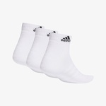 adidas Yastıklamalı Bilek Boy  - 3 Çift Unisex Beyaz Çorap